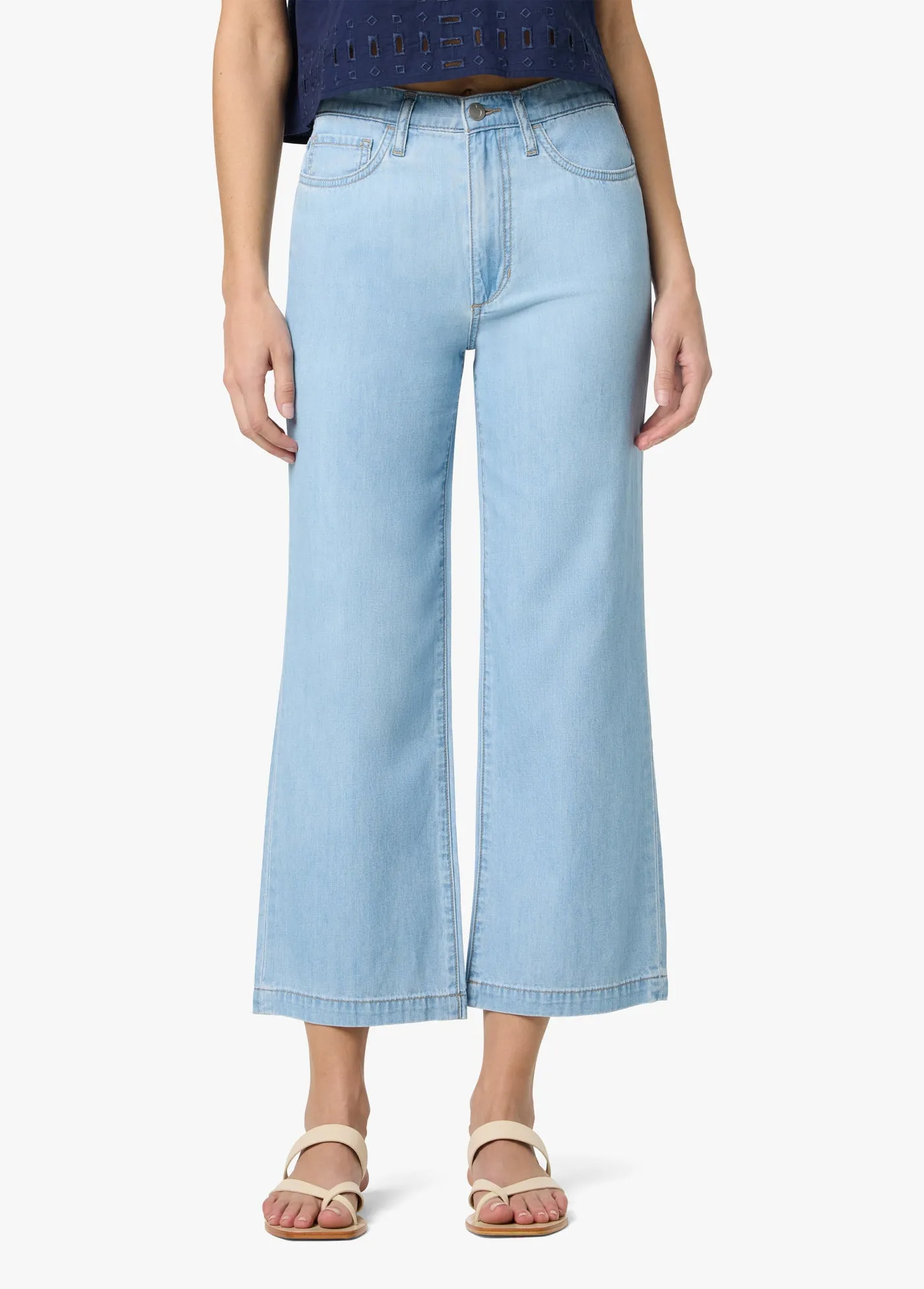 CHAMBRAY HIGH RISE WIDE LEG CROP sold by Joe's Jeans