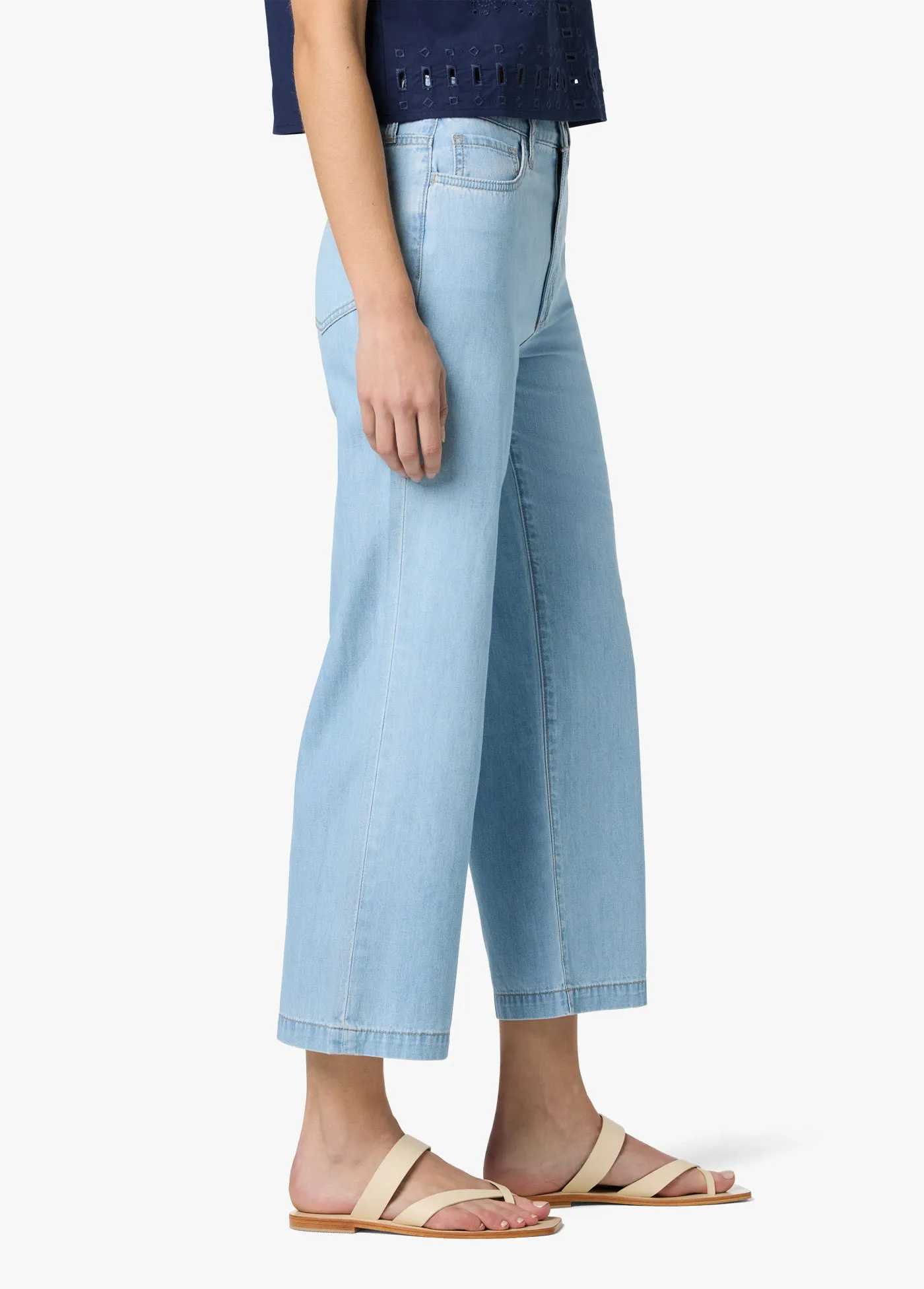 CHAMBRAY HIGH RISE WIDE LEG CROP sold by Joe's Jeans product image thumbnail 2