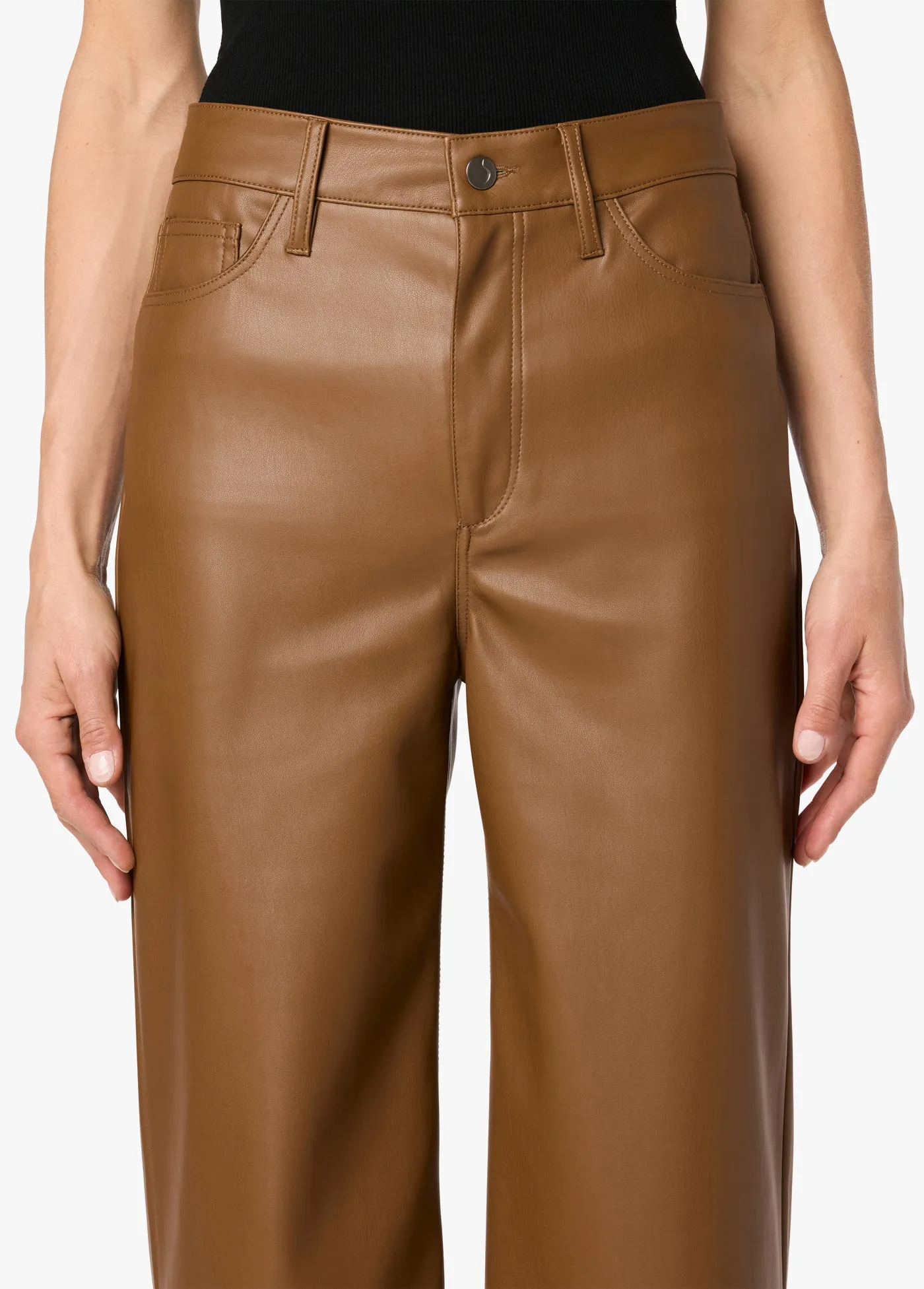 VEGAN LEATHER WIDE LEG ANKLE sold by Joe's Jeans product image thumbnail 4