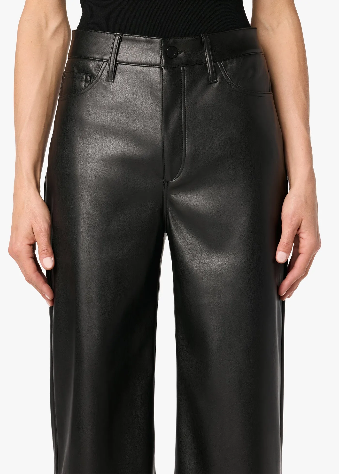 VEGAN LEATHER WIDE LEG ANKLE sold by Joe's Jeans product image thumbnail 4