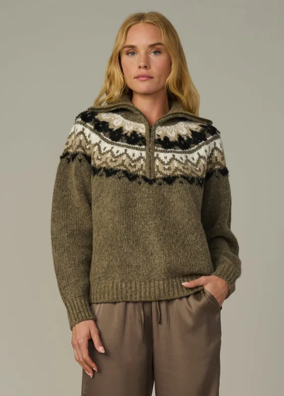 THE WELLS FAIR ISLE SWEATER sold by Joe's Jeans