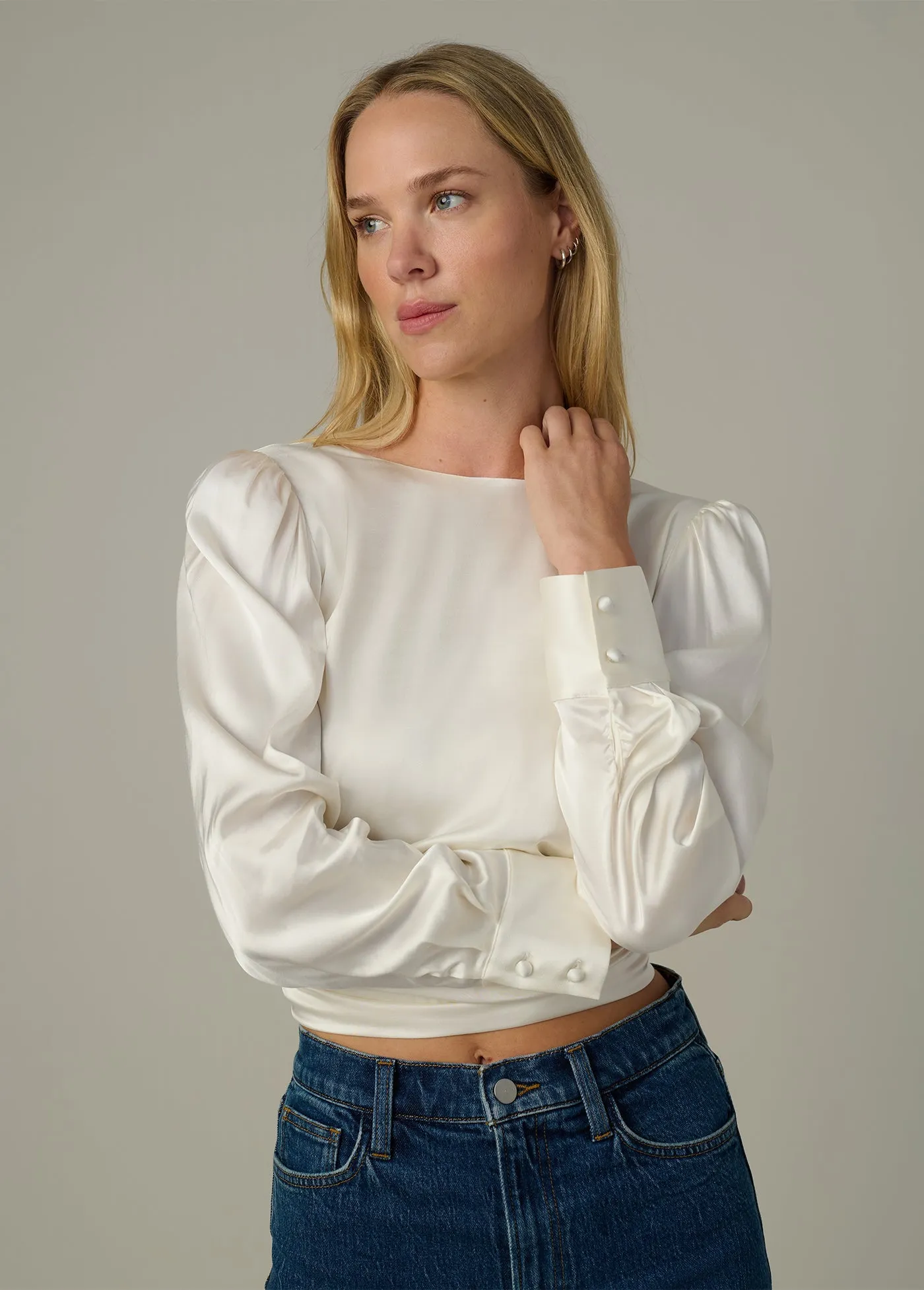 THE MARIE TIE BACK BLOUSE sold by Joe's Jeans