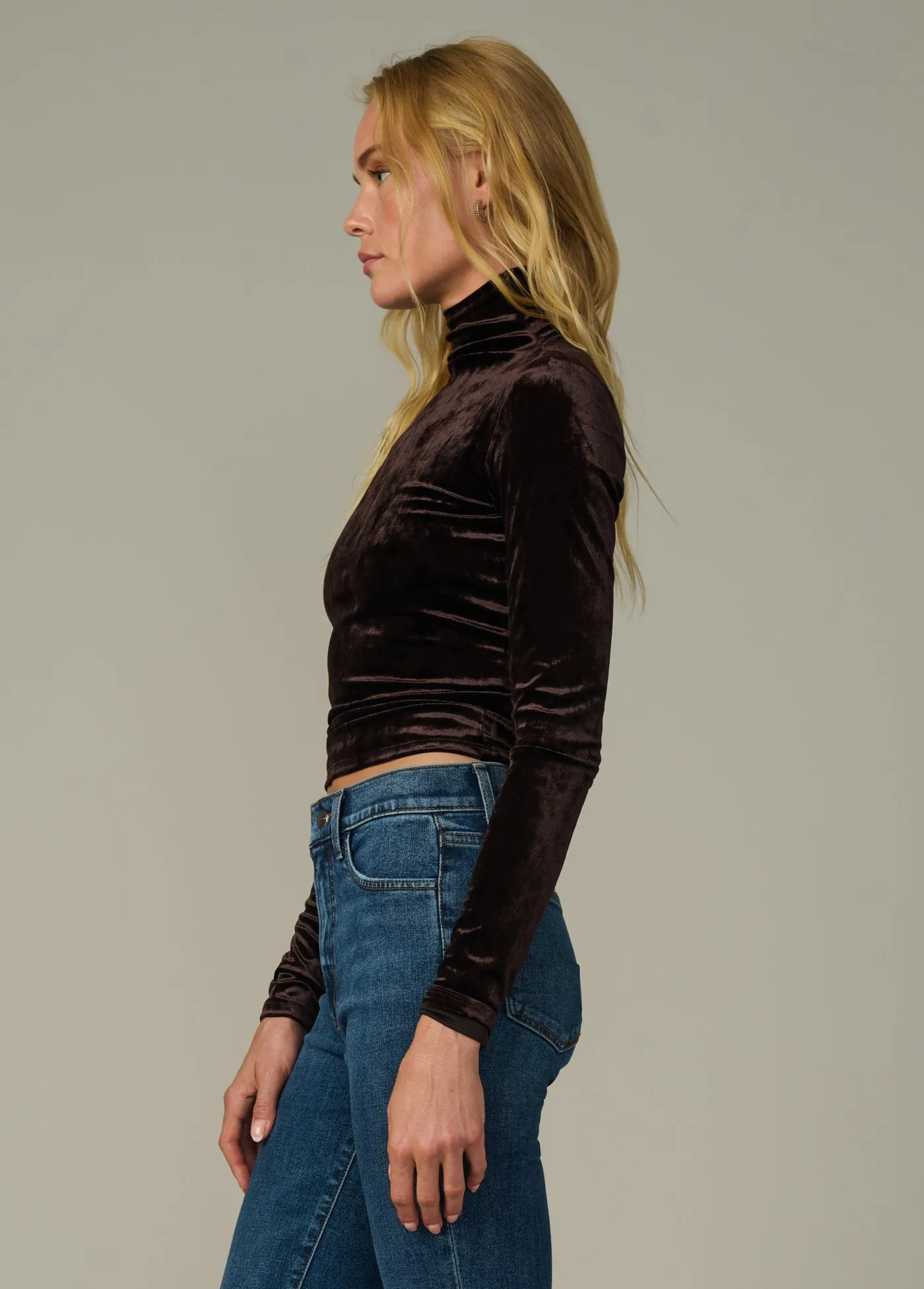 THE VELVET TONY LONG SLEEVE TOP sold by Joe's Jeans product image thumbnail 3