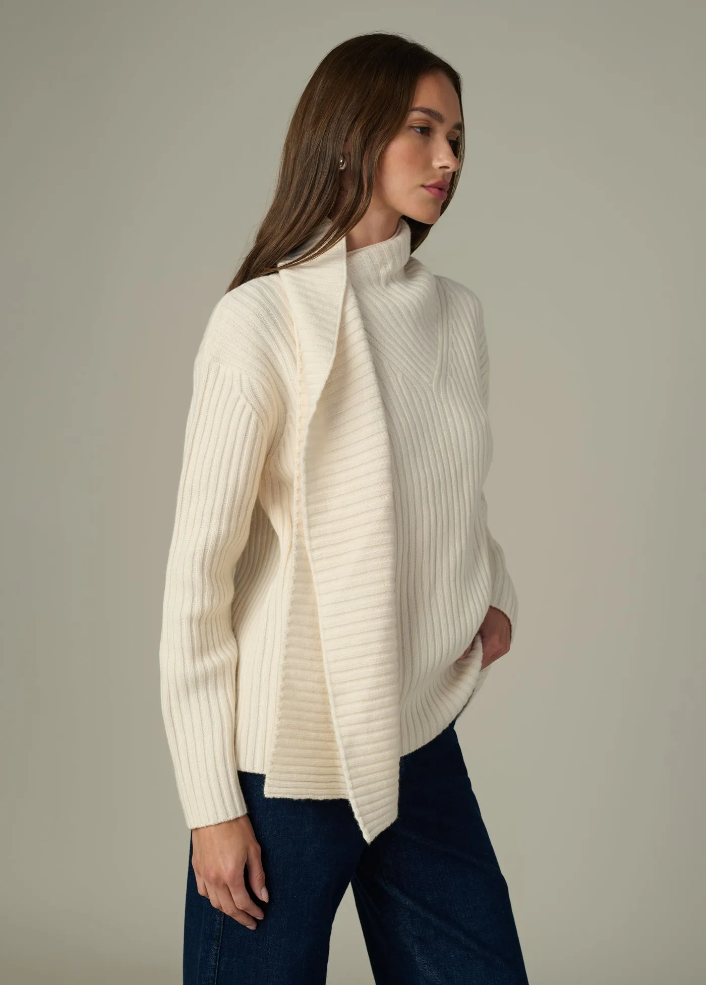 THE NOA SCARF SWEATER sold by Joe's Jeans product image thumbnail 5