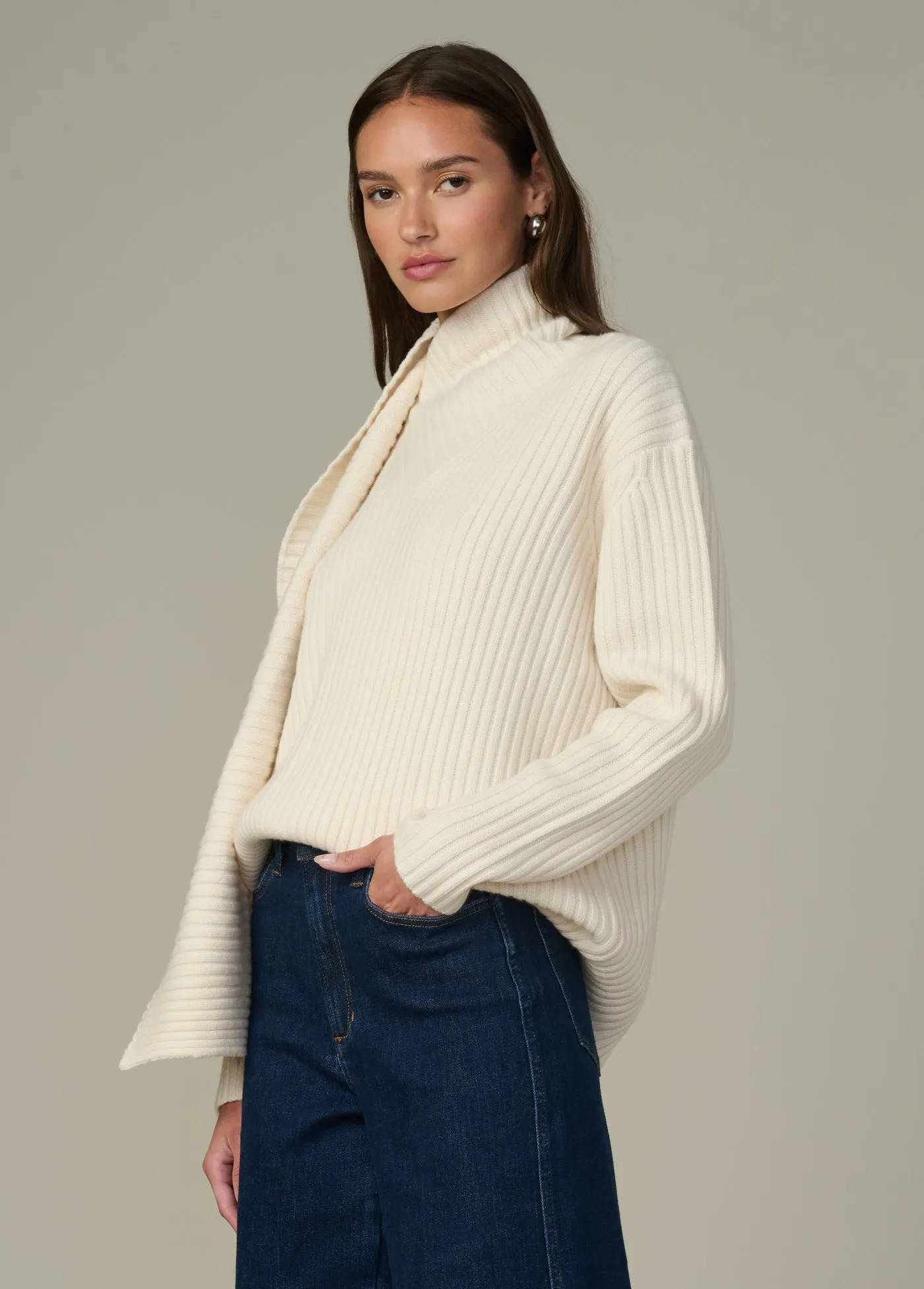 THE NOA SCARF SWEATER sold by Joe's Jeans product image thumbnail 3