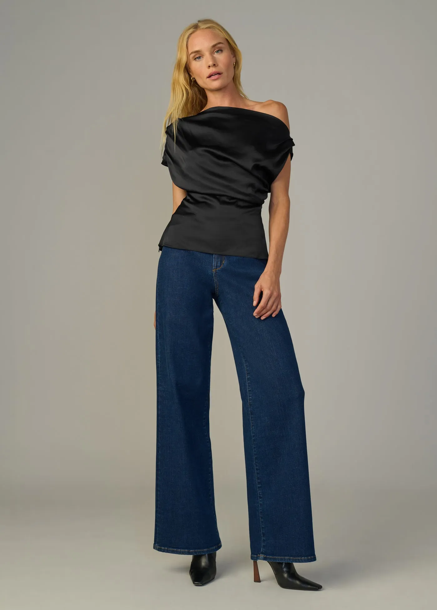 THE ISLA DRAPED BLOUSE sold by Joe's Jeans product image thumbnail 2