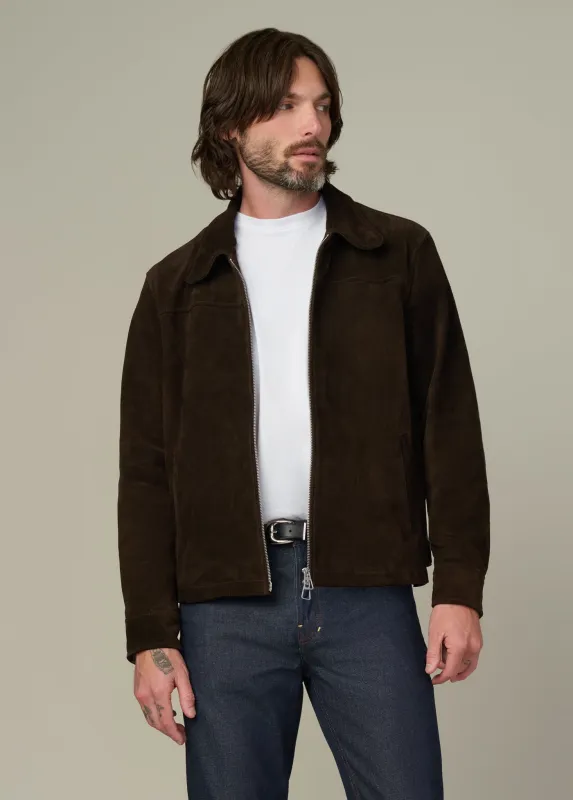 SUEDE DRESS ZIP JACKET sold by Joe's Jeans