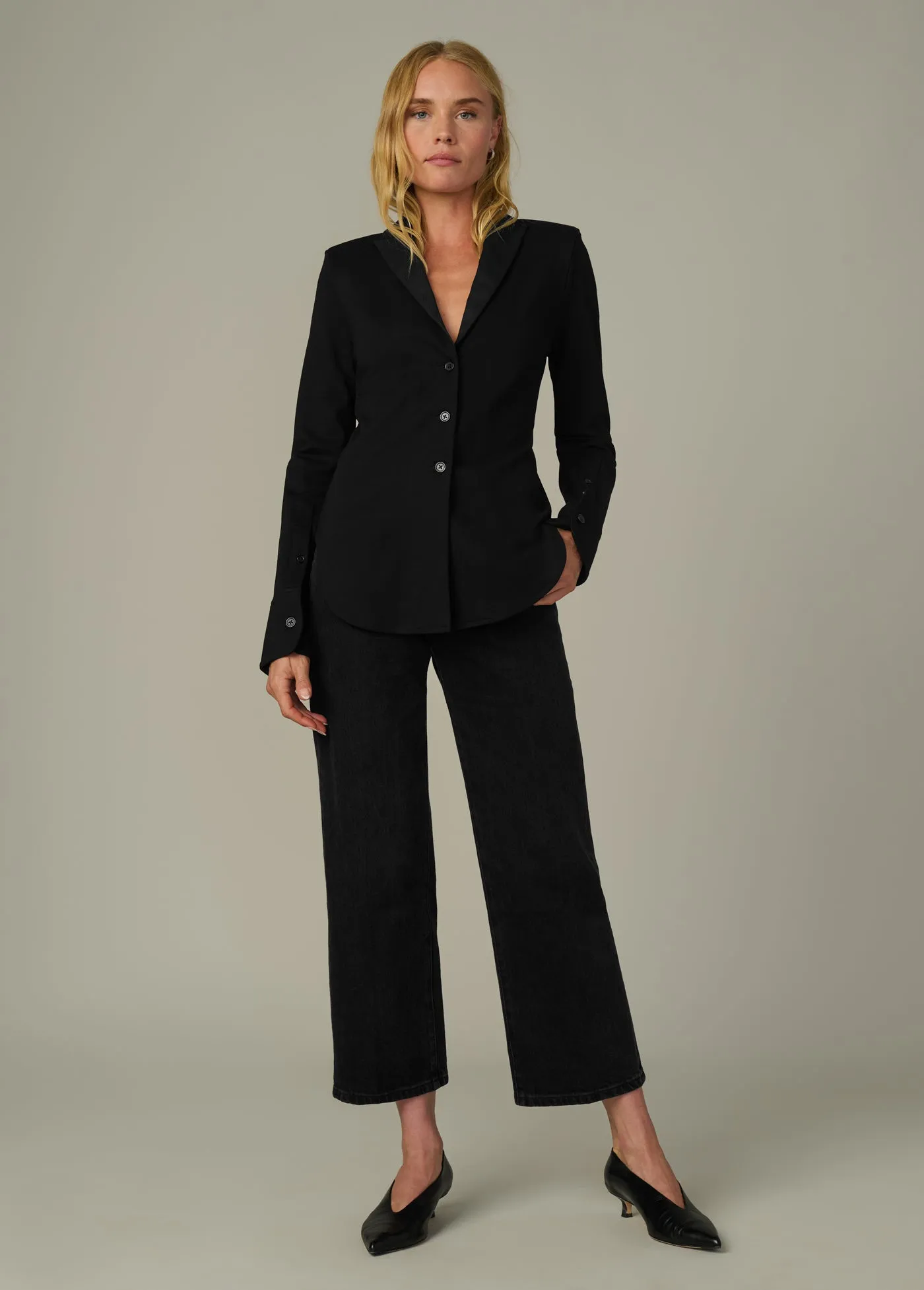 THE CLARA CINCHED BLAZER sold by Joe's Jeans product image thumbnail 2