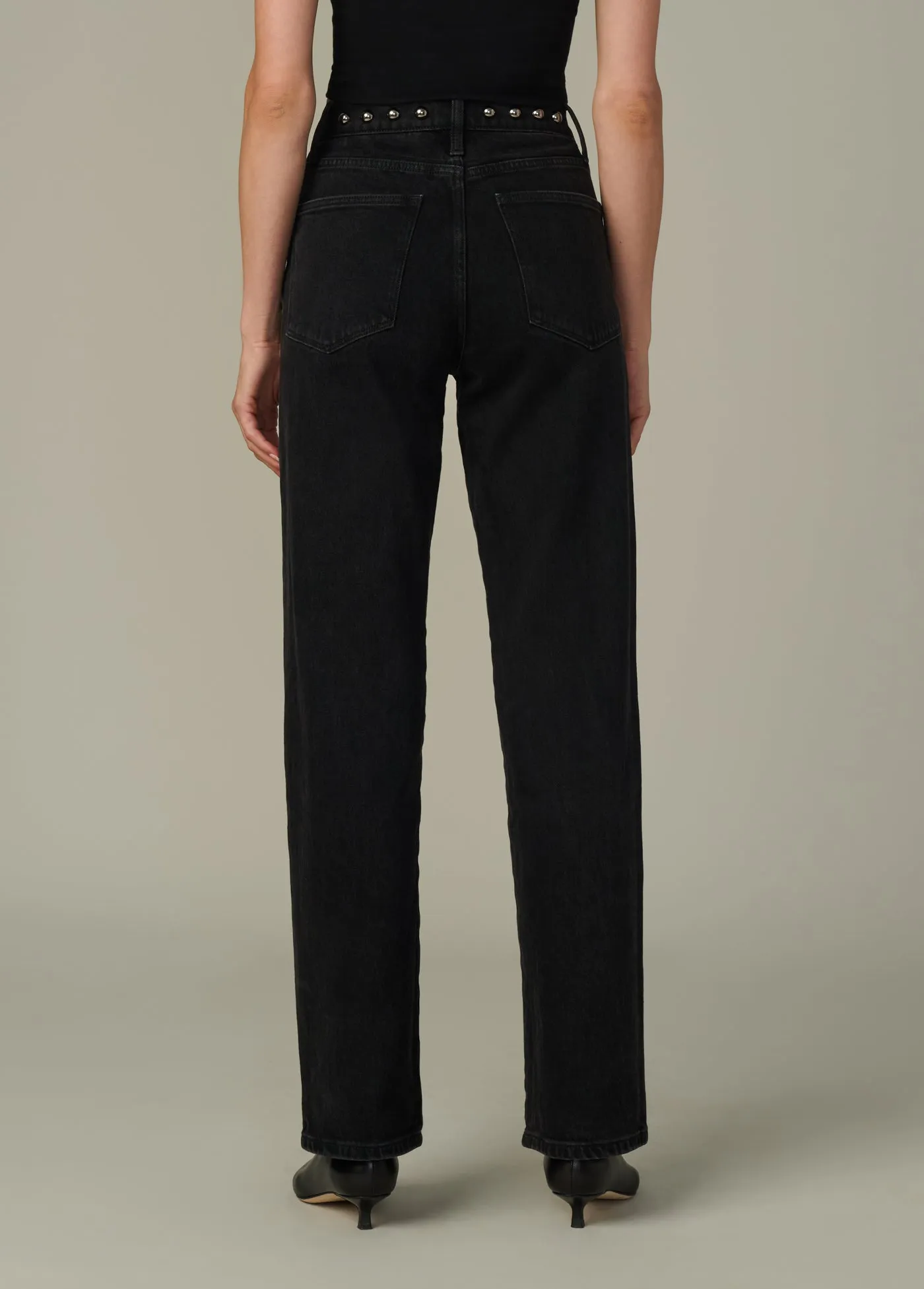 THE MARGOT STUDDED STRAIGHT sold by Joe's Jeans product image thumbnail 4