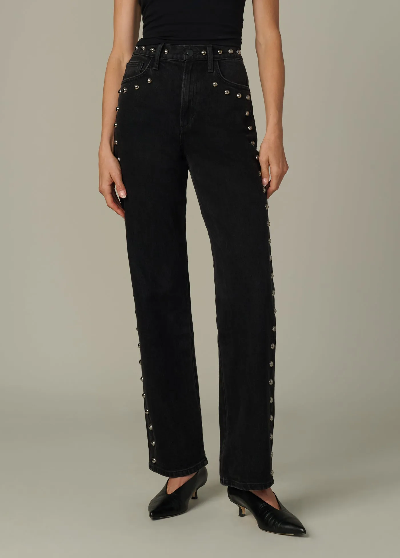 THE MARGOT STUDDED STRAIGHT sold by Joe's Jeans product image thumbnail 2