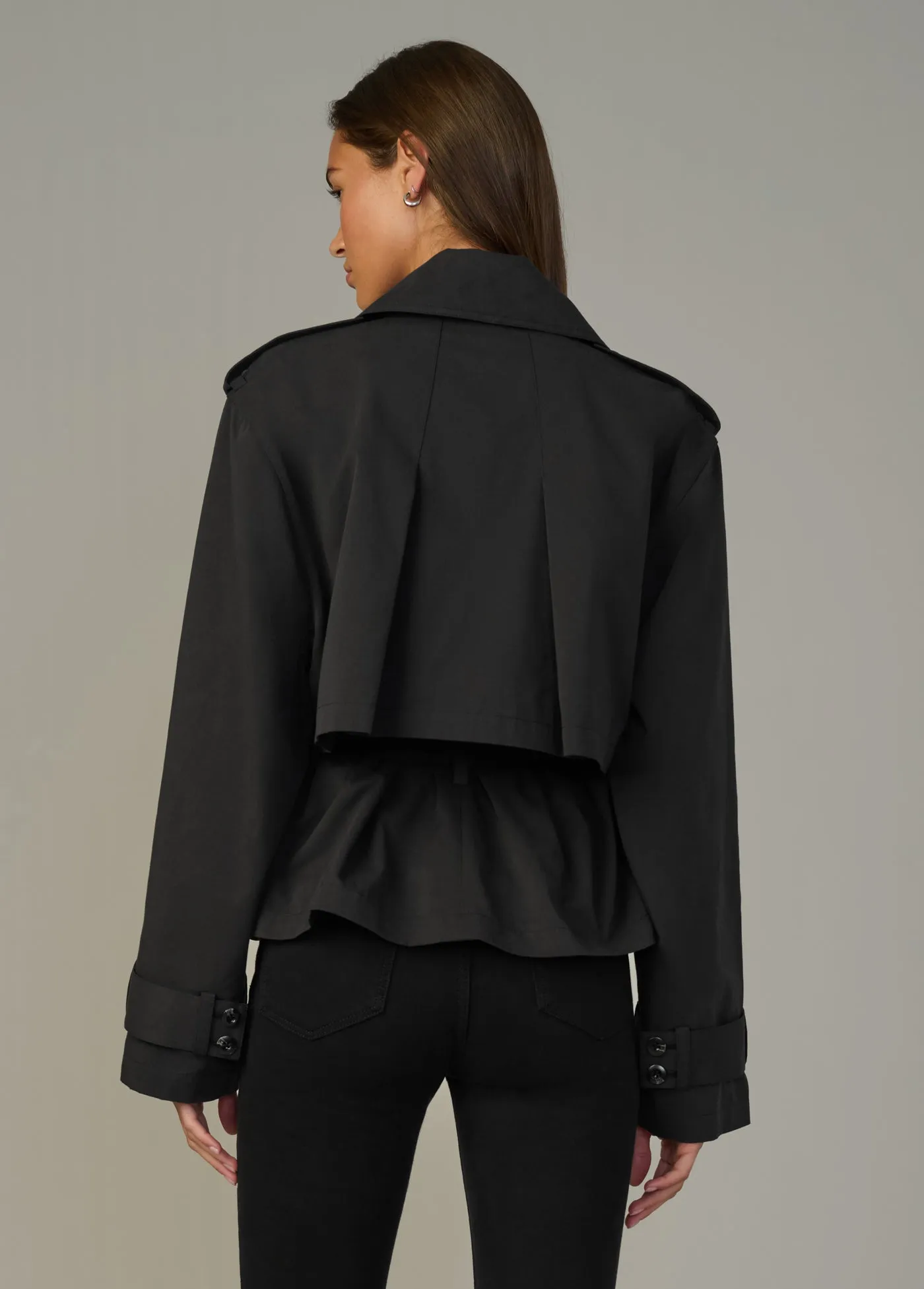 THE LIZ CROPPED TRENCH COAT sold by Joe's Jeans product image thumbnail 4