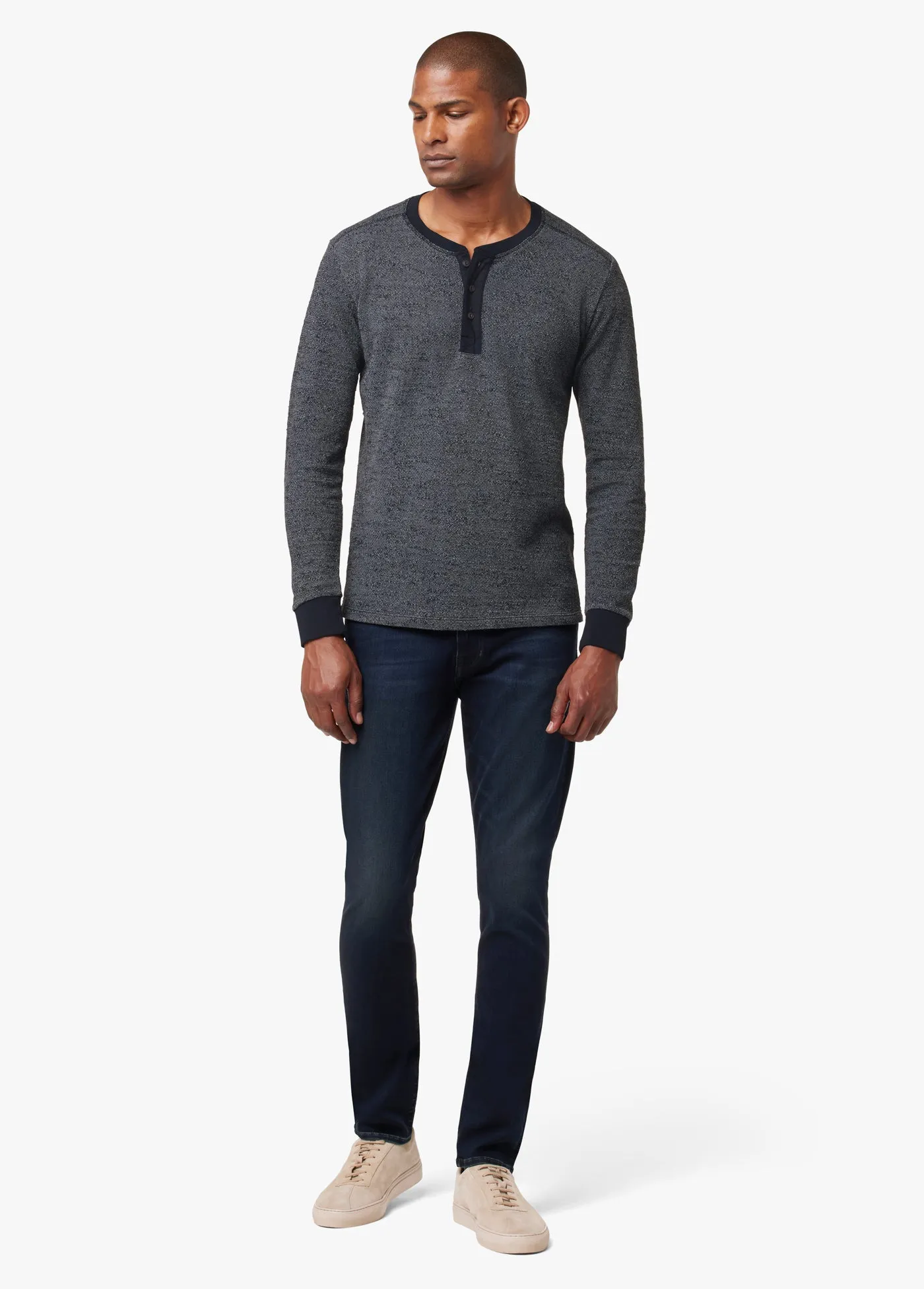 TATE WAFFLE HENLEY sold by Joe's Jeans product image thumbnail 4