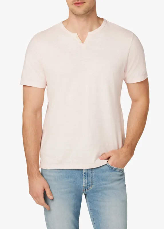 WINTZ SHORT SLEEVE HEMP HENLEY made by Joe's Jeans