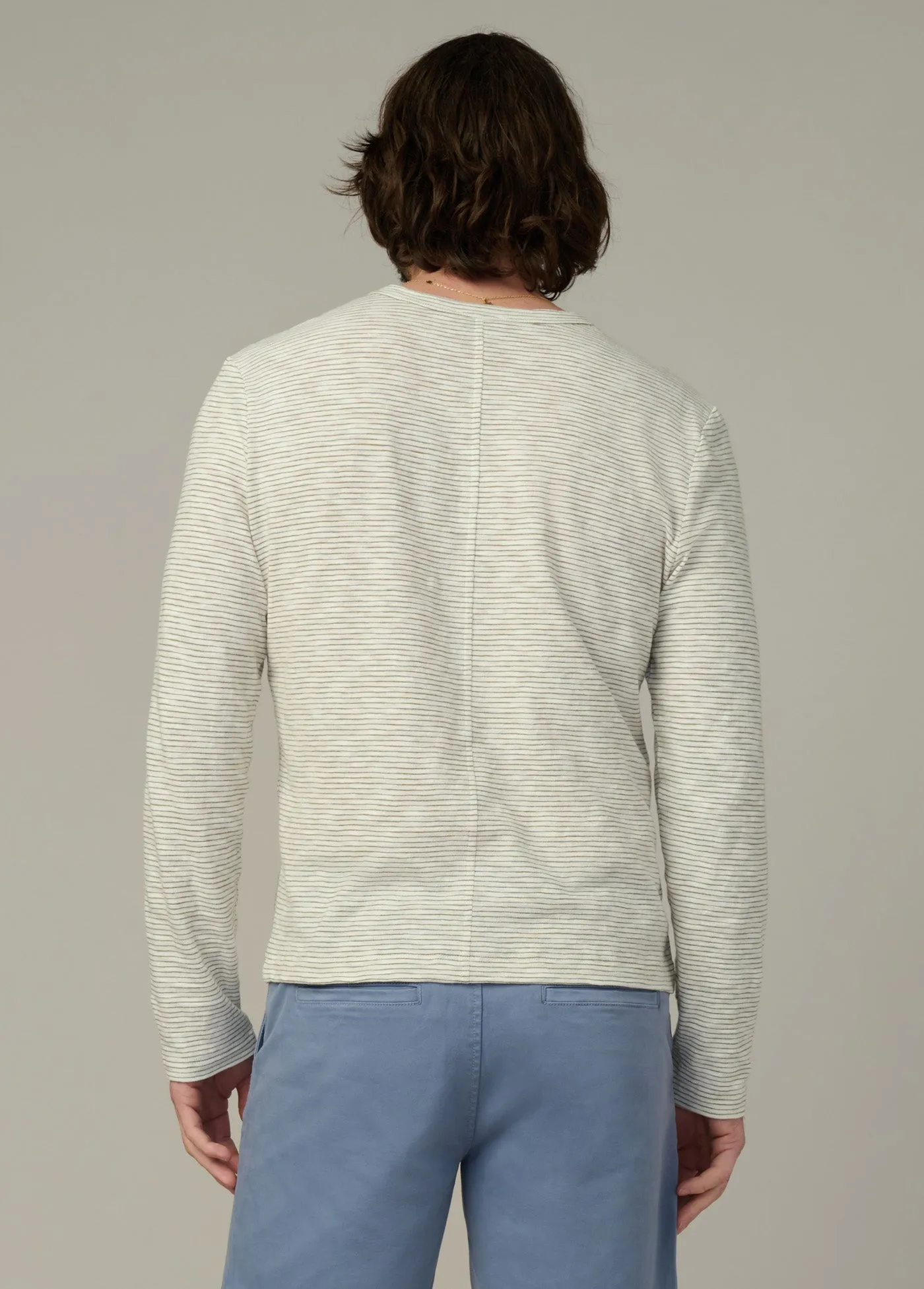 THE STRIPED HENLEY sold by Joe's Jeans product image thumbnail 4