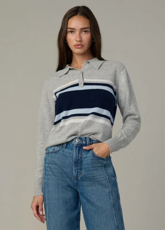 THE LONG SLEEVE CASHMERE POLO sold by Joe's Jeans