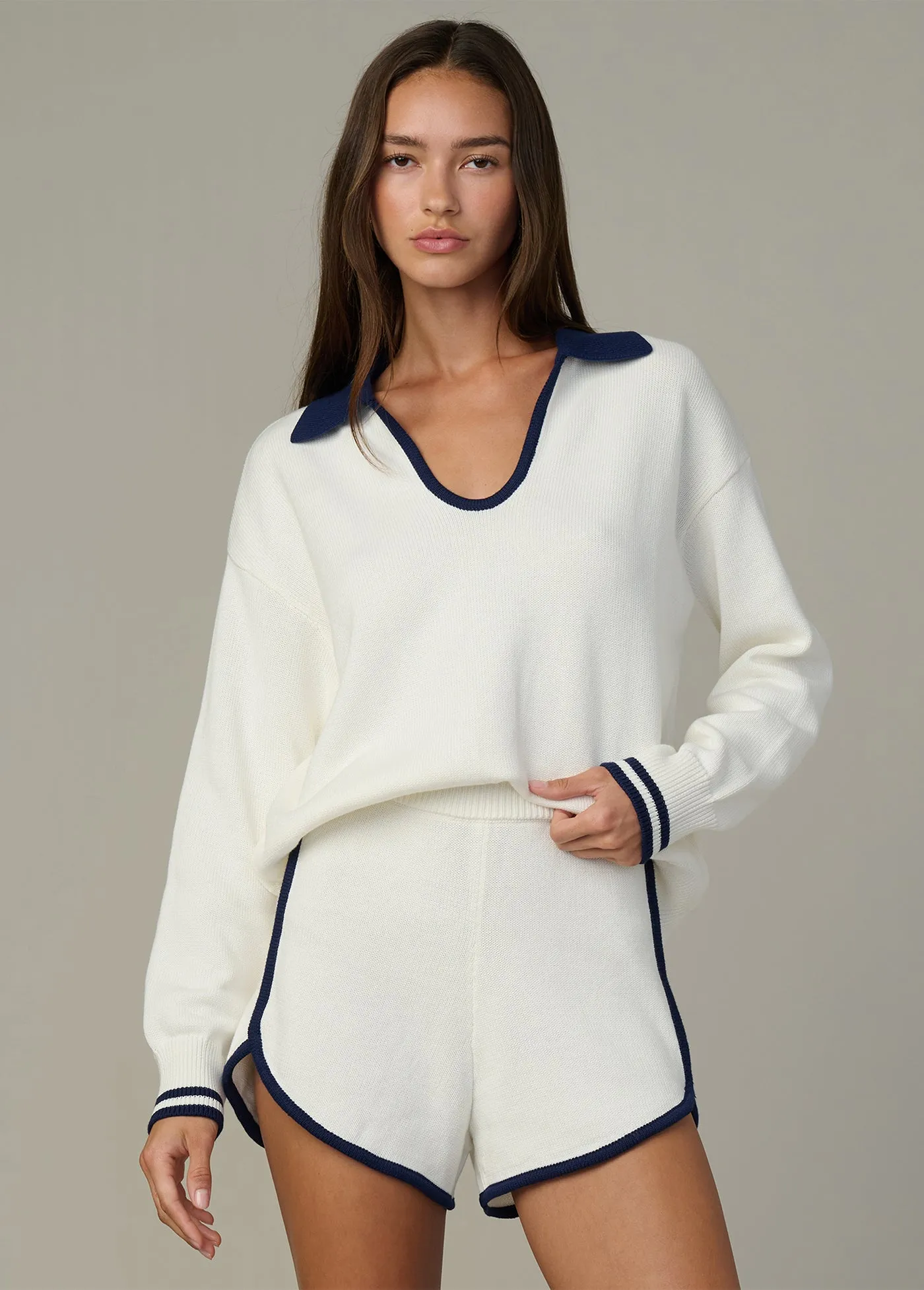 THE ROMIE POLO SWEATER sold by Joe's Jeans