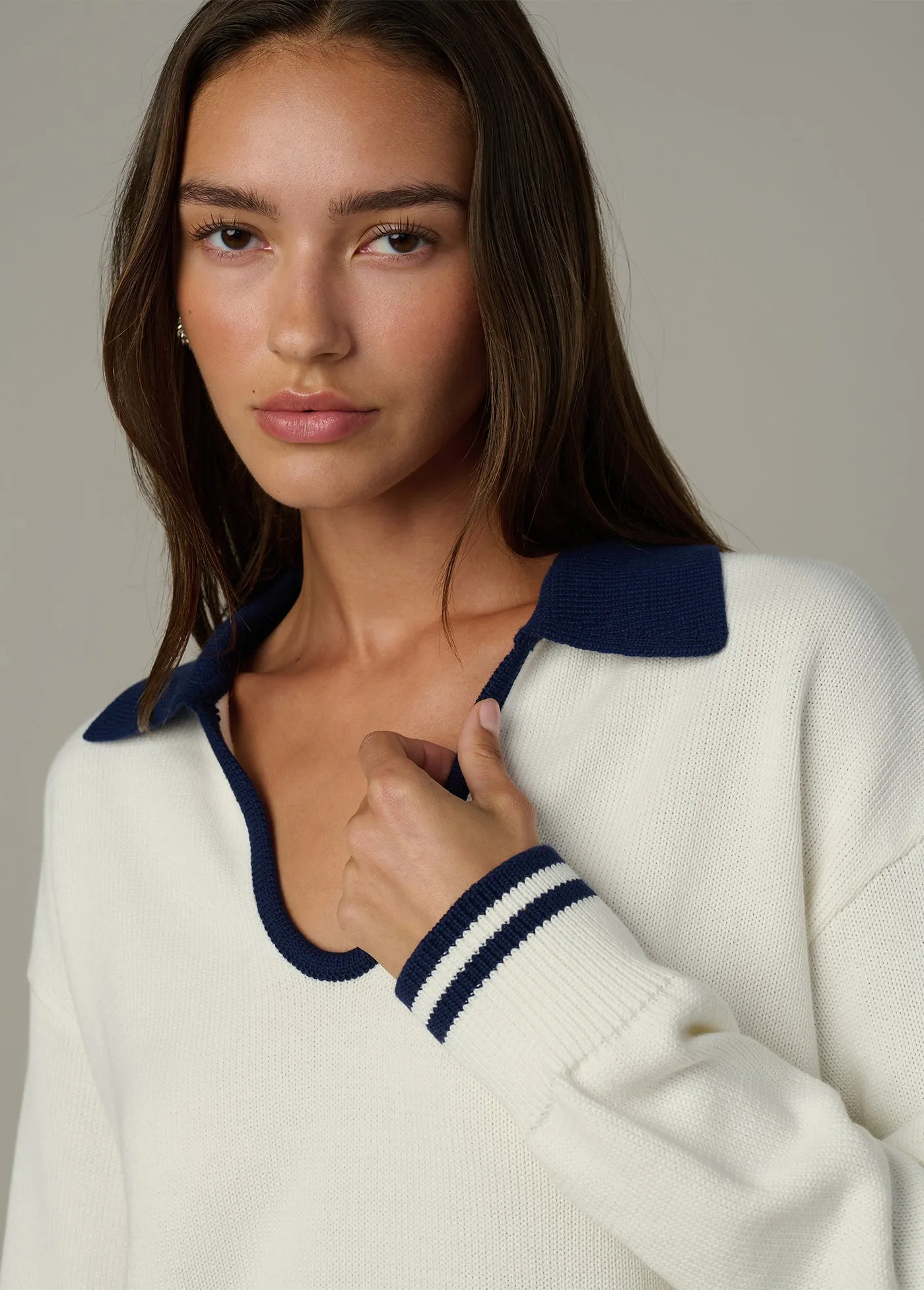 THE ROMIE POLO SWEATER sold by Joe's Jeans product image thumbnail 4