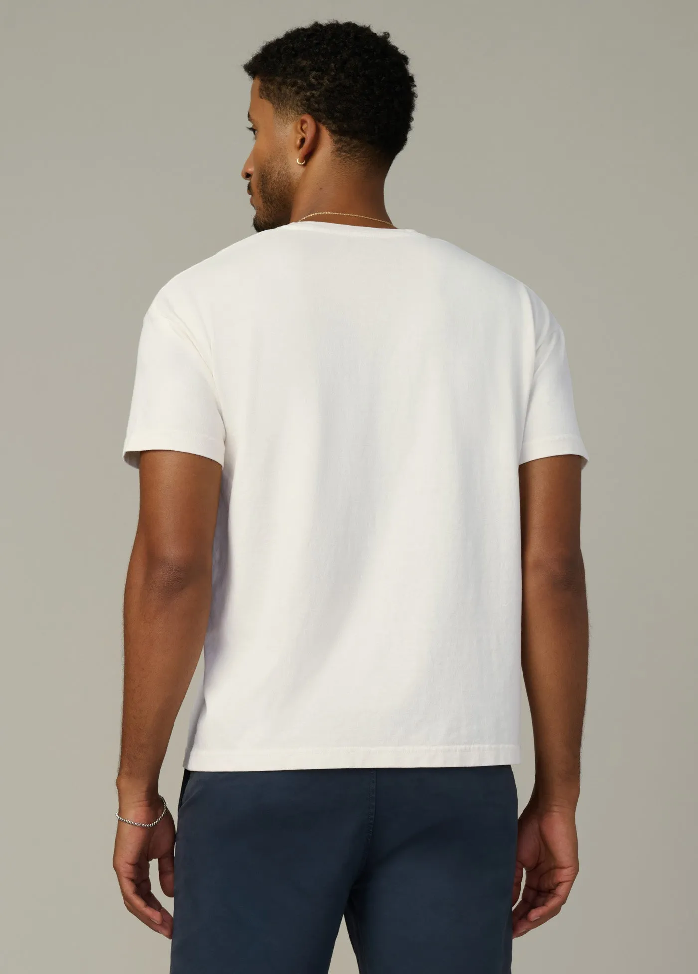 EMBROIDERY CHEST PATCH TEE sold by Joe's Jeans product image thumbnail 4