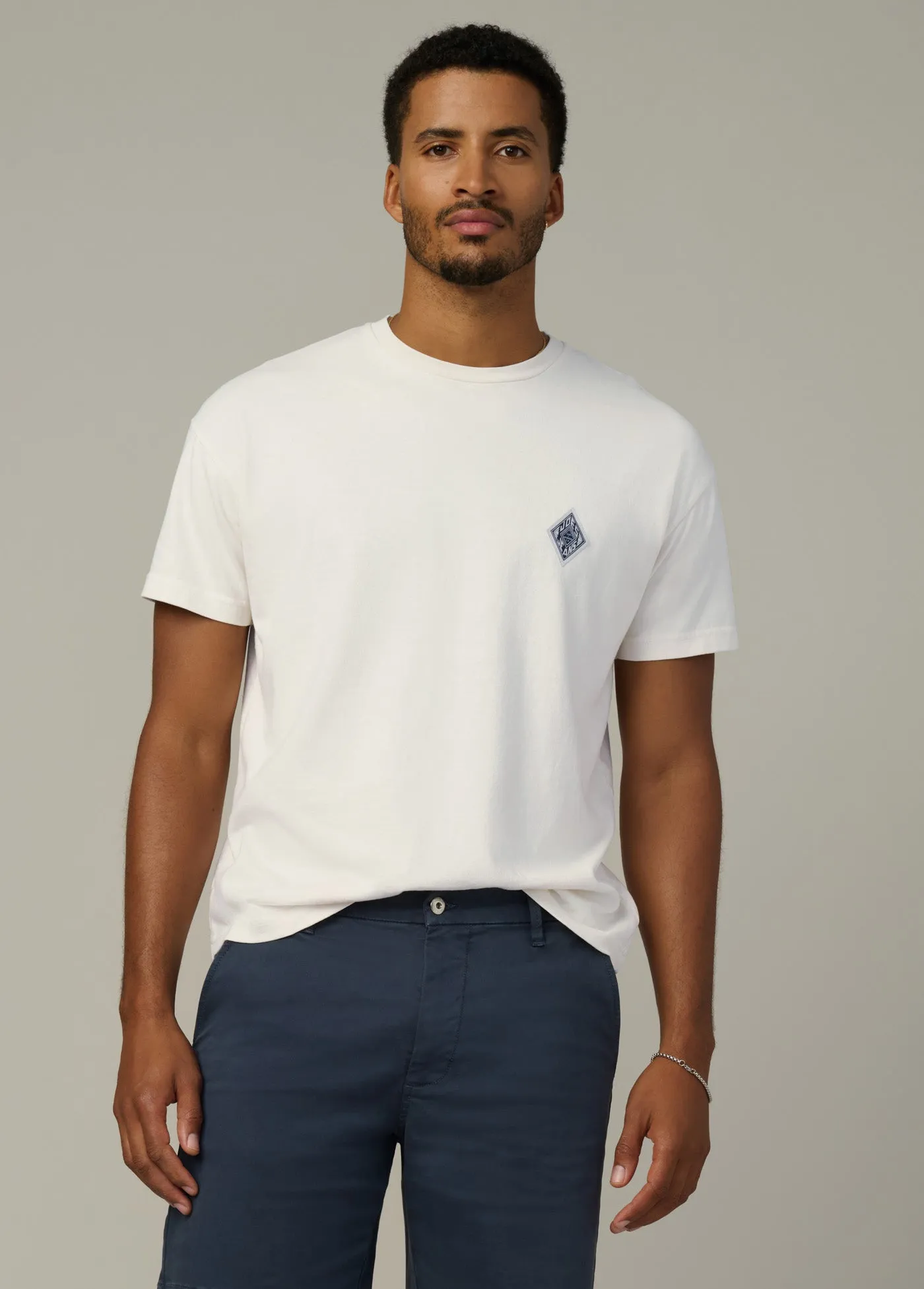 EMBROIDERY CHEST PATCH TEE sold by Joe's Jeans