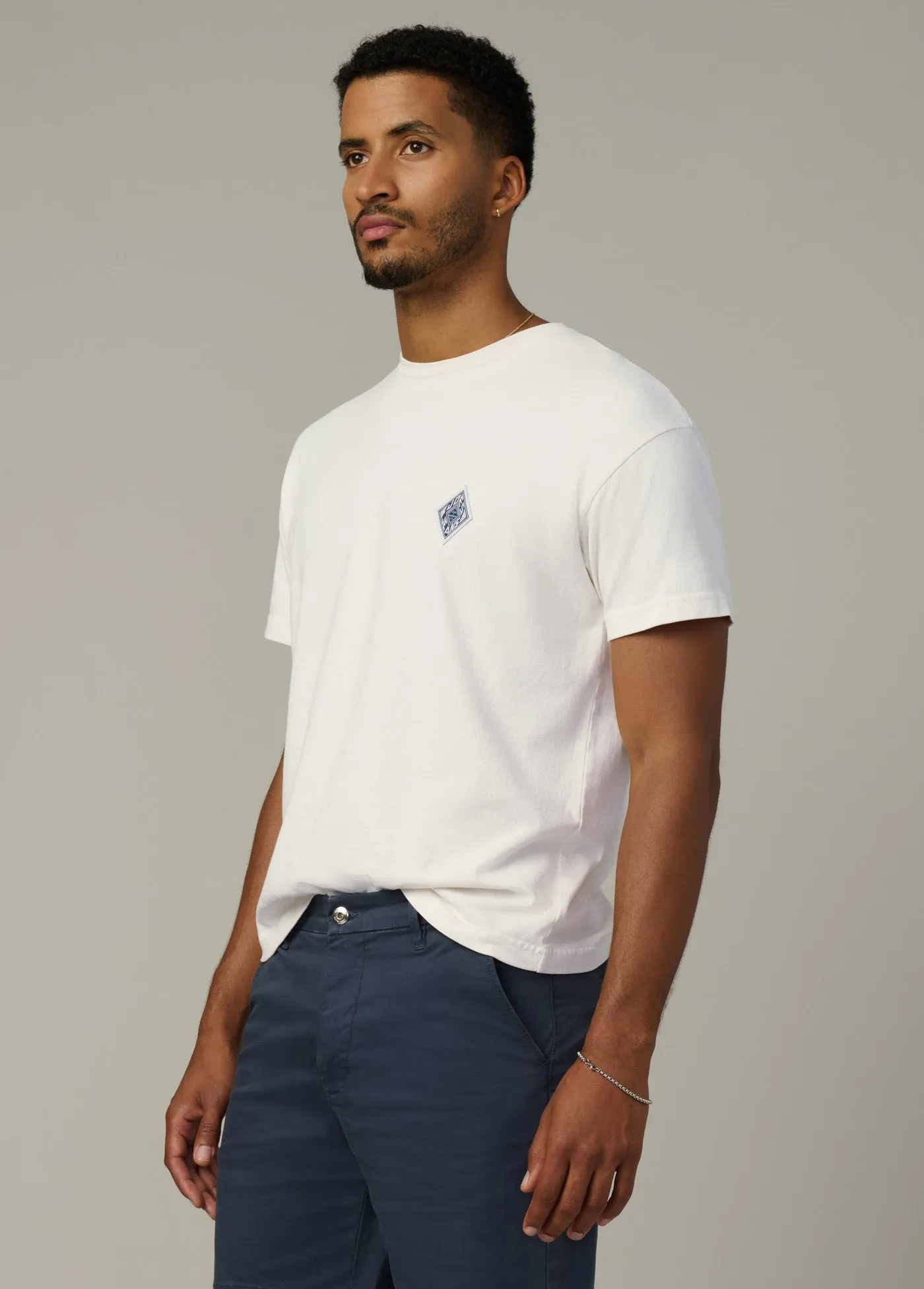 EMBROIDERY CHEST PATCH TEE sold by Joe's Jeans product image thumbnail 3