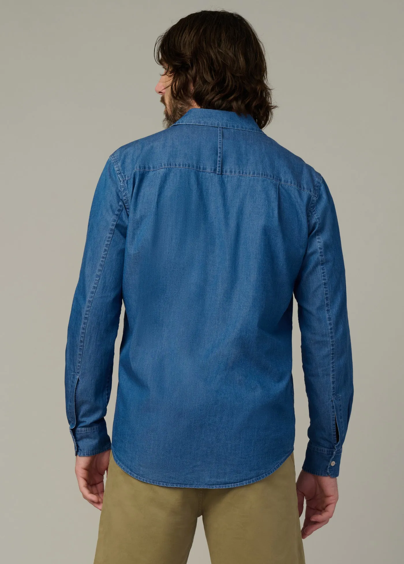 THE CHAMBRAY COLE SHIRT sold by Joe's Jeans product image thumbnail 4