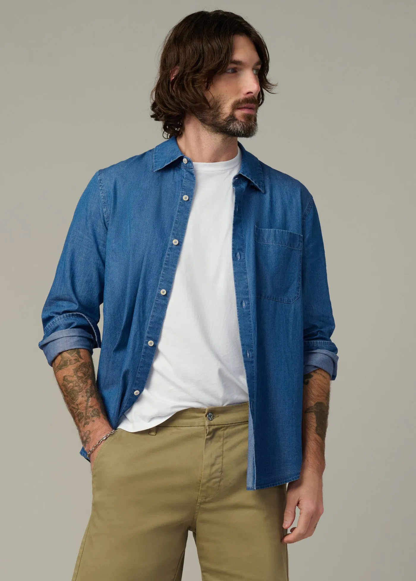 THE CHAMBRAY COLE SHIRT sold by Joe's Jeans