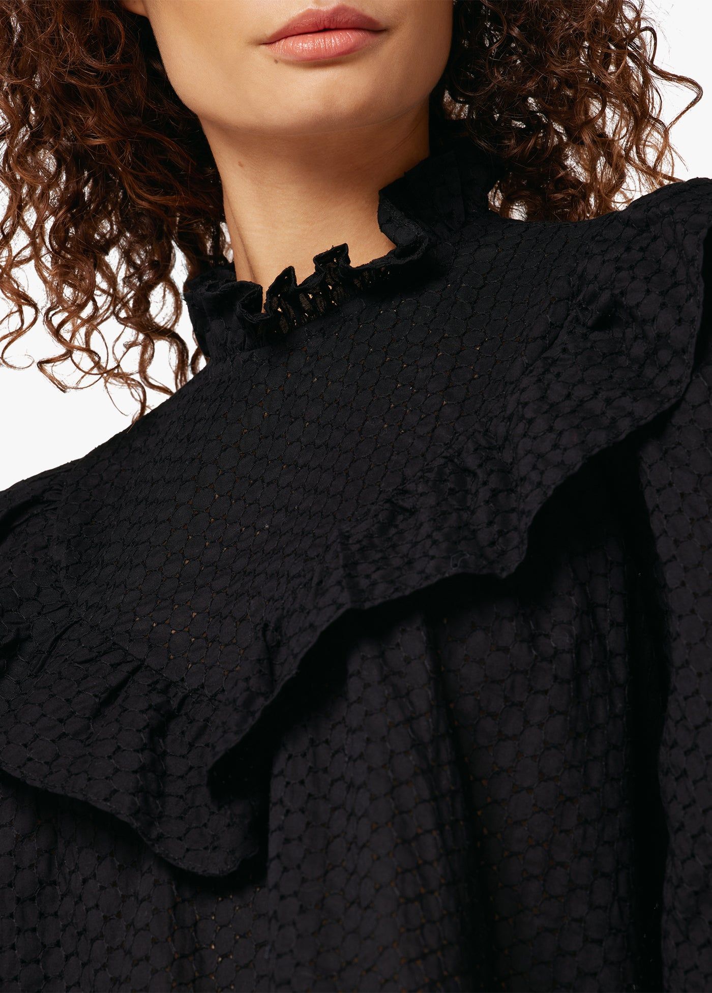 BRIELLE BRODERIE ANGLAIS BLOUSE sold by Joe's Jeans product image thumbnail 4