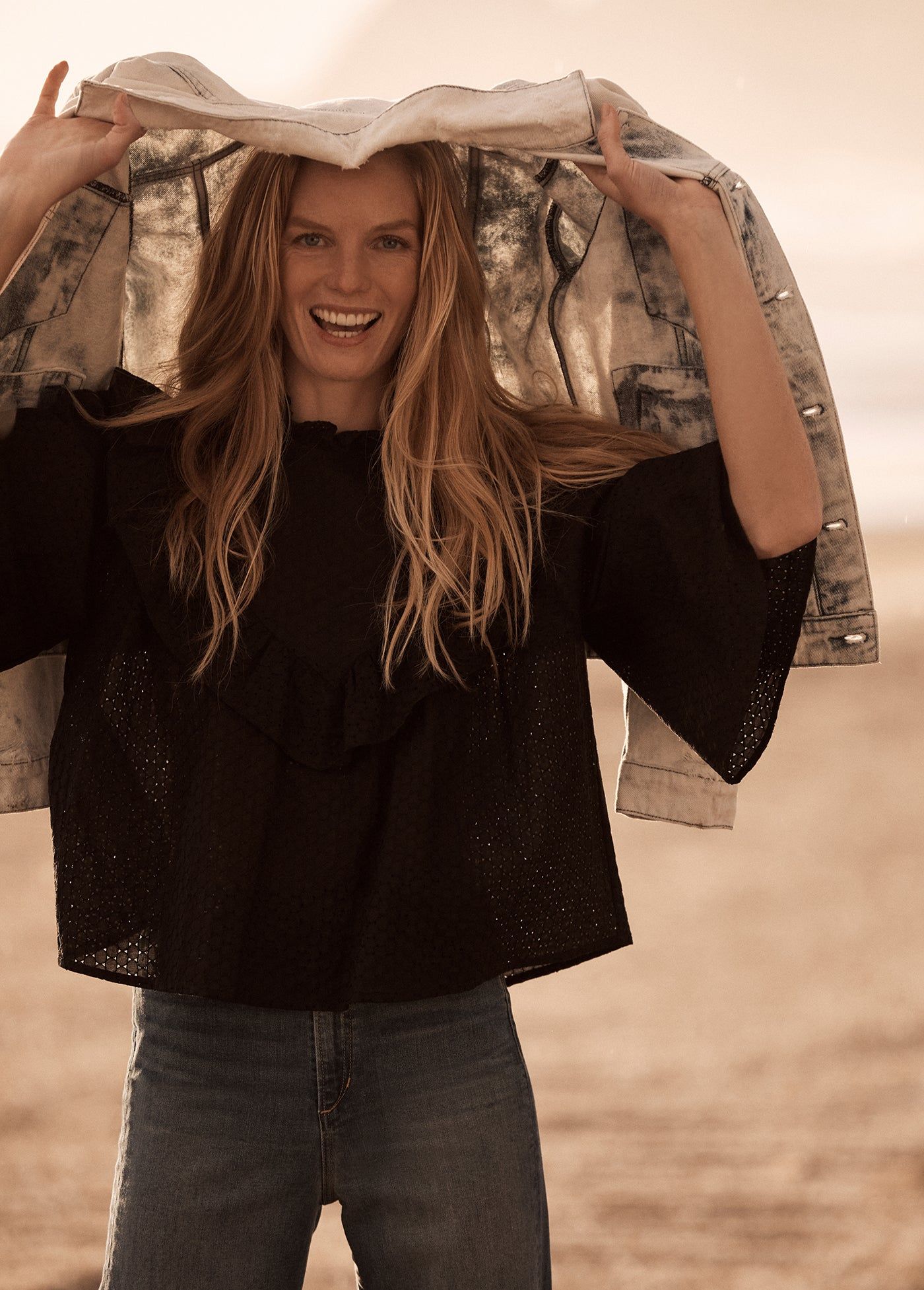 BRIELLE BRODERIE ANGLAIS BLOUSE sold by Joe's Jeans product image thumbnail 6