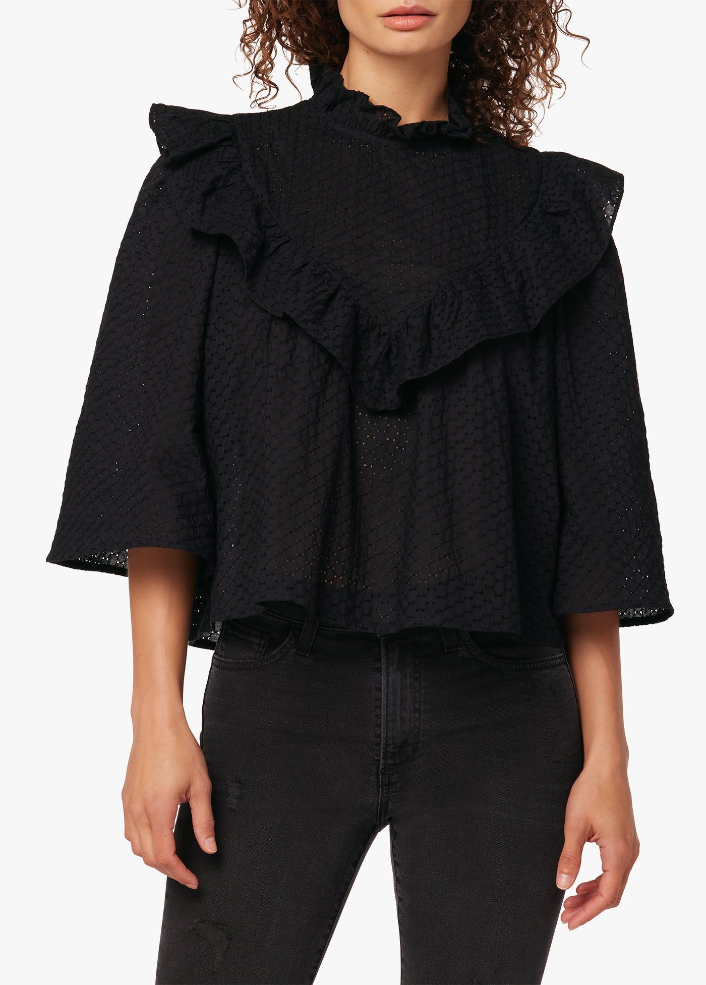 BRIELLE BRODERIE ANGLAIS BLOUSE sold by Joe's Jeans