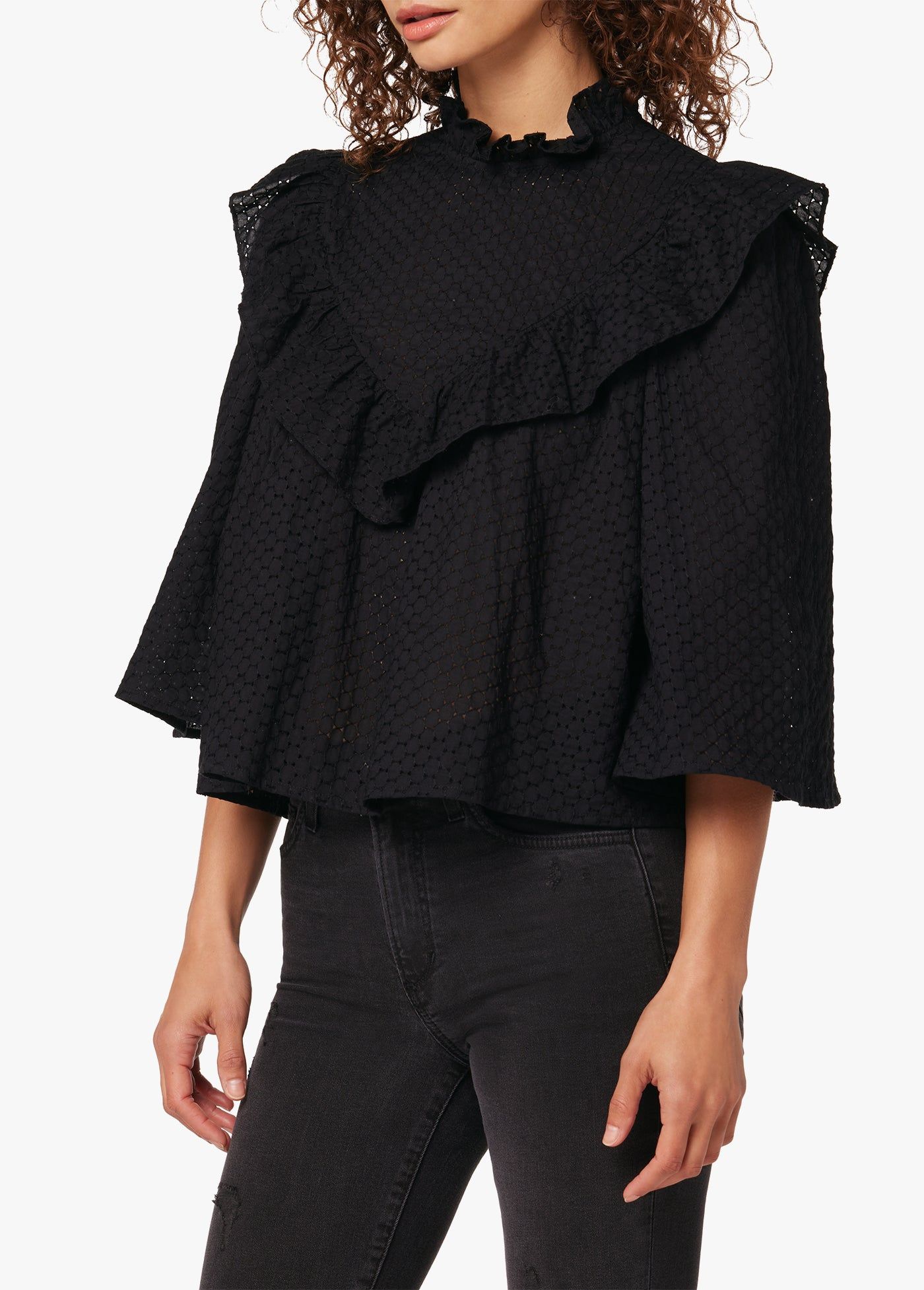 BRIELLE BRODERIE ANGLAIS BLOUSE sold by Joe's Jeans product image thumbnail 2