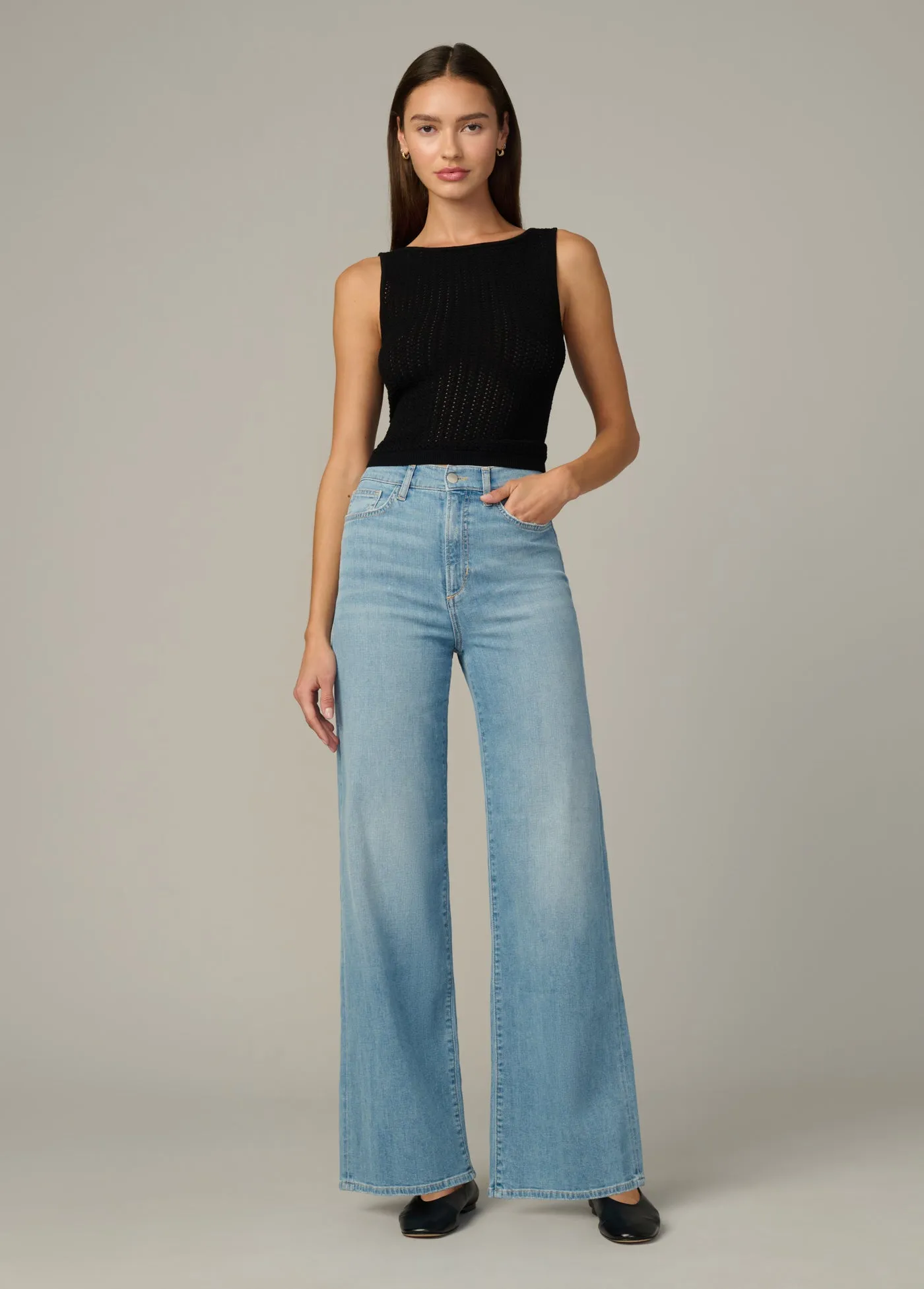 THE CROCHET BOATNECK TANK sold by Joe's Jeans product image thumbnail 2