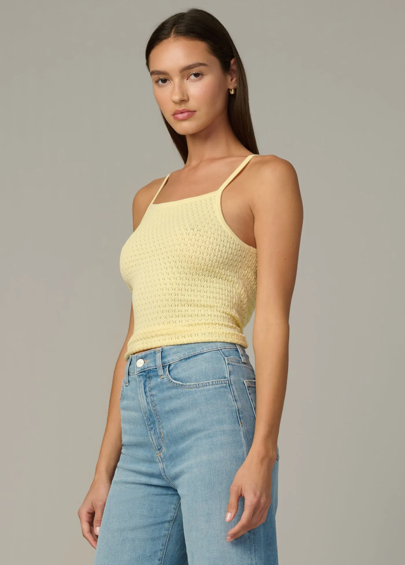 THE POINTELLE EVERYDAY TANK sold by Joe's Jeans product image thumbnail 3