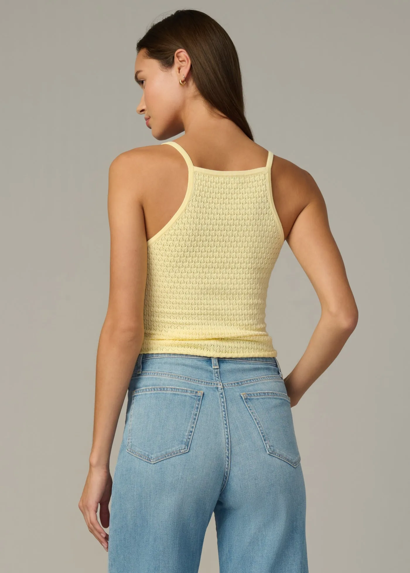THE POINTELLE EVERYDAY TANK sold by Joe's Jeans product image thumbnail 4