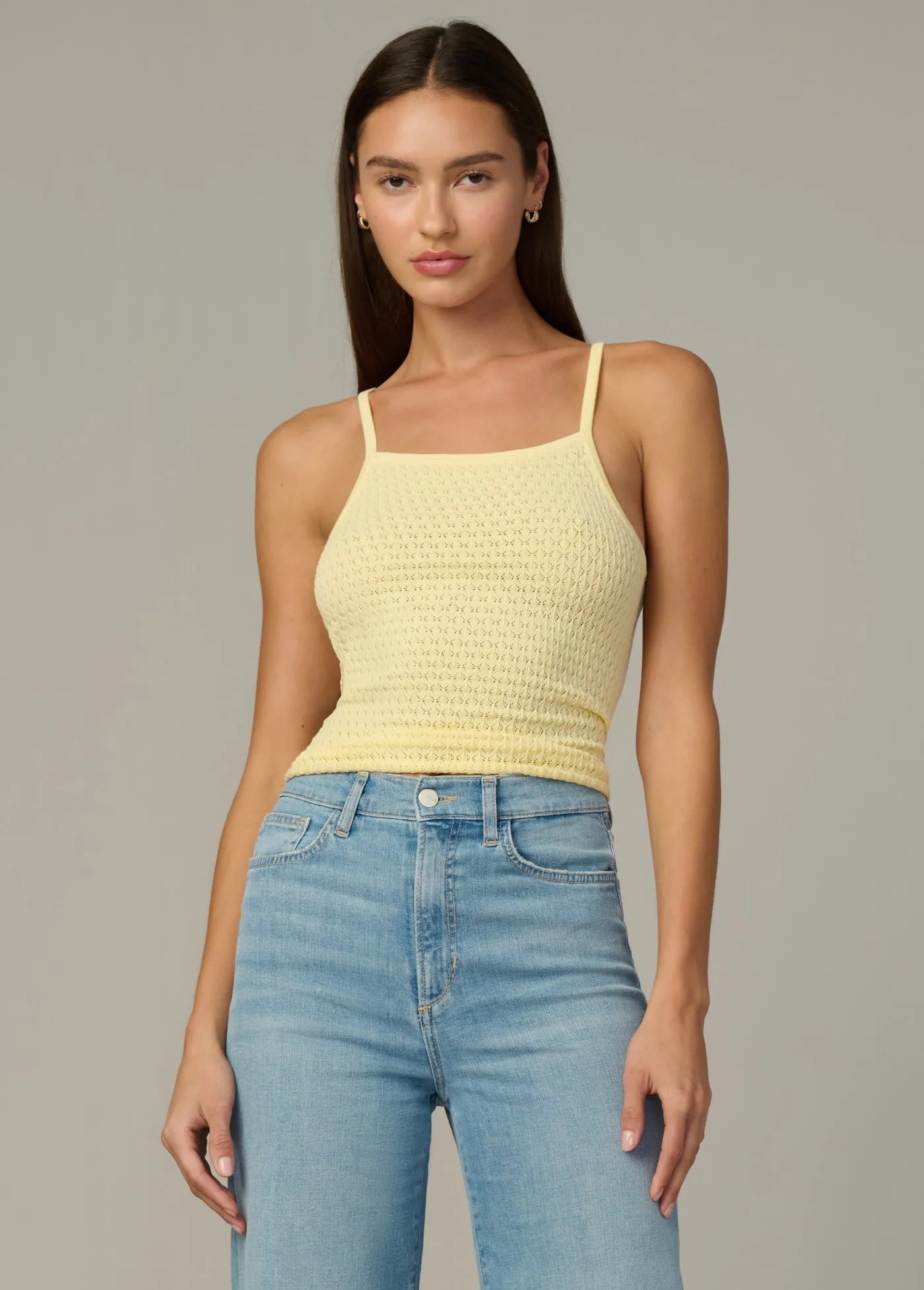 THE POINTELLE EVERYDAY TANK sold by Joe's Jeans