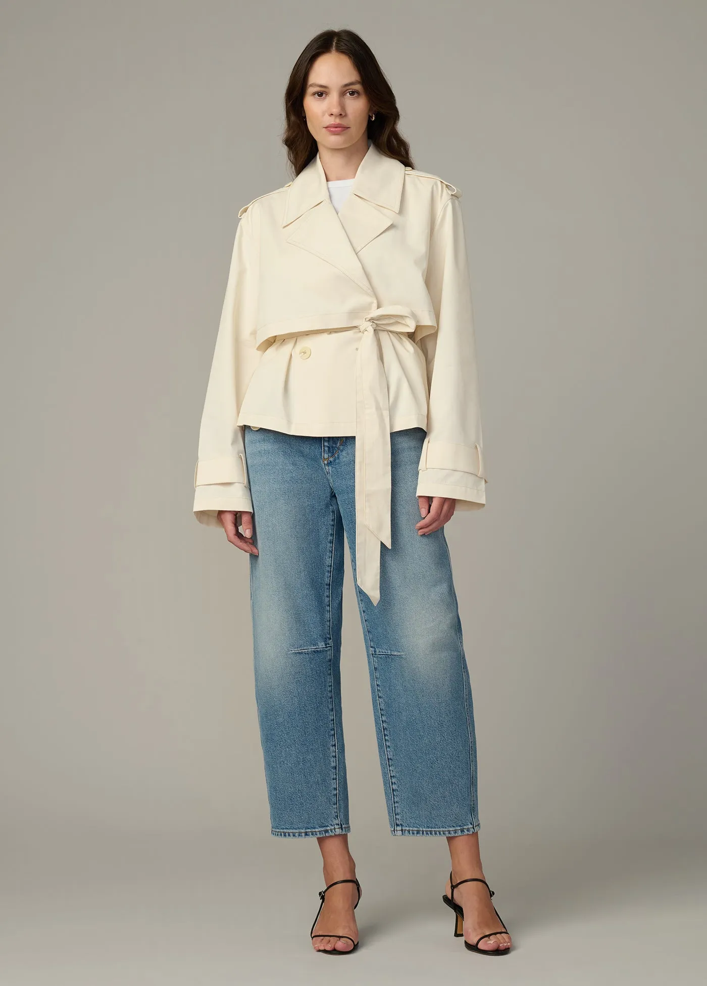 THE LIZ CROPPED TRENCH COAT sold by Joe's Jeans product image thumbnail 2