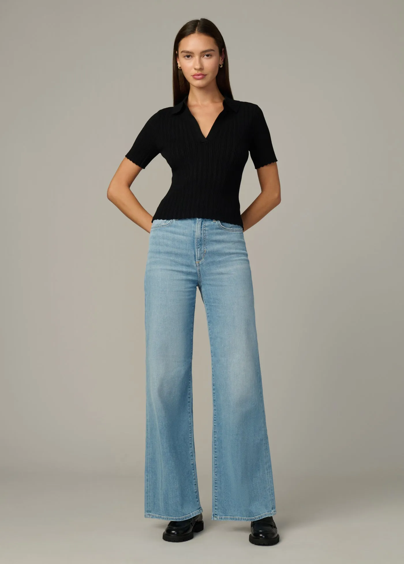THE JESS POINTELLE POLO SHIRT sold by Joe's Jeans product image thumbnail 2