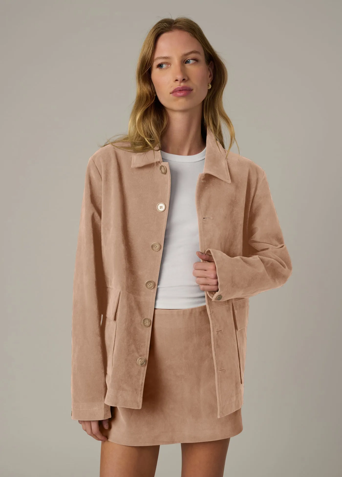THE VEGAN SUEDE CHORE COAT sold by Joe's Jeans product image thumbnail 5