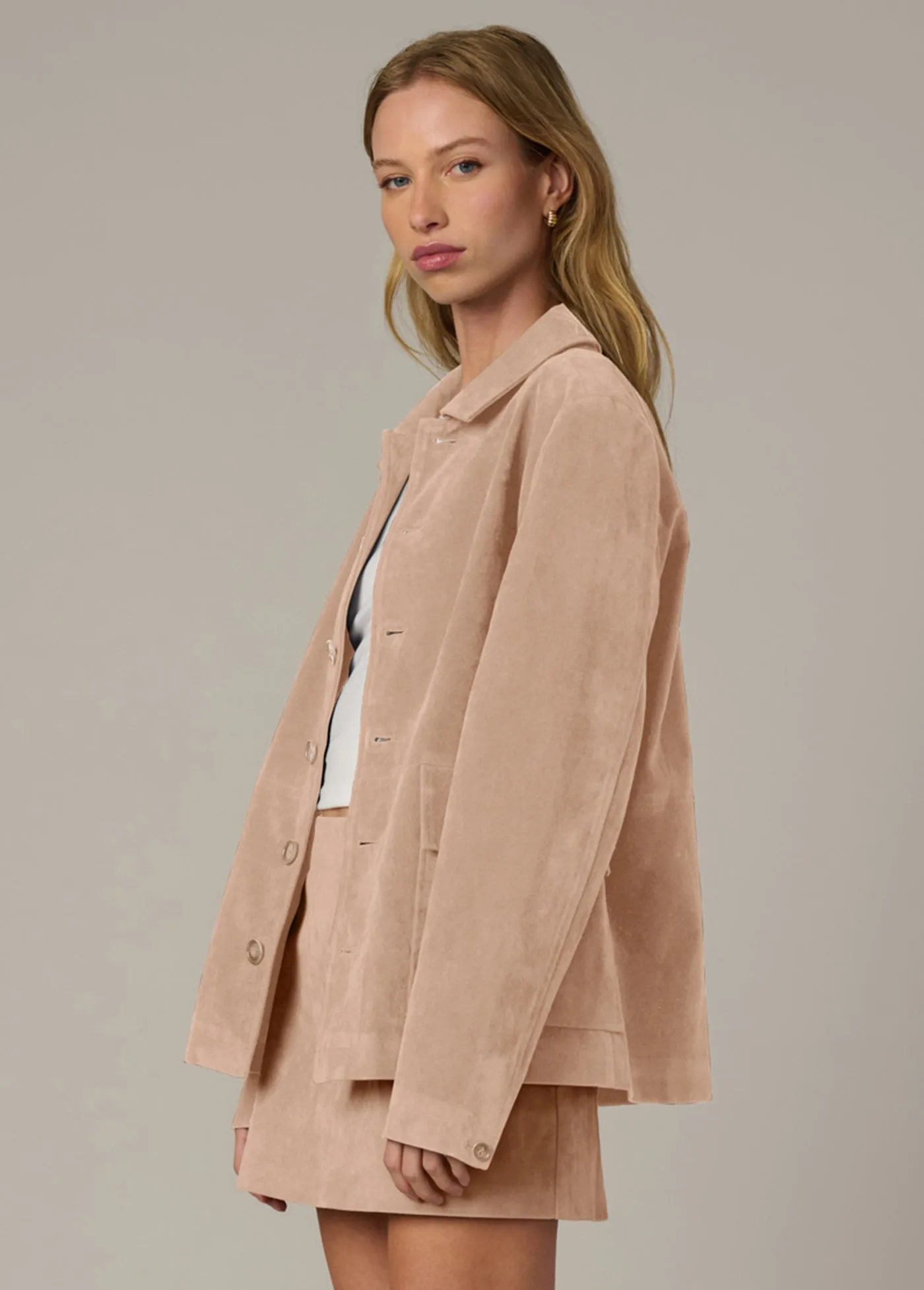 THE VEGAN SUEDE CHORE COAT sold by Joe's Jeans product image thumbnail 3
