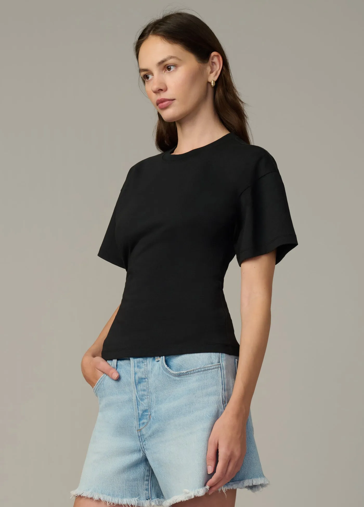 THE CINCH WAIST TEE sold by Joe's Jeans product image thumbnail 3