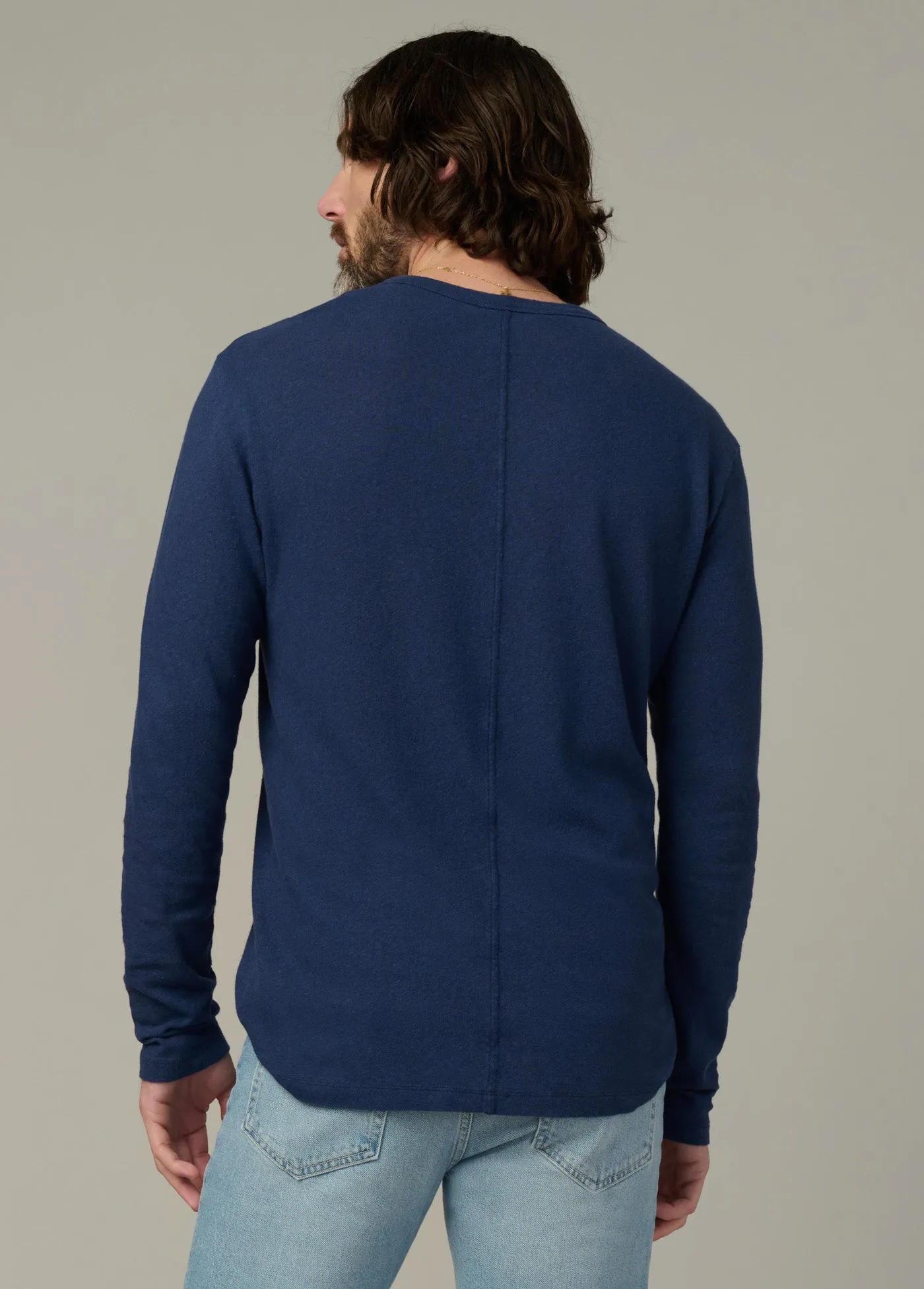 LONG SLEEVE HENLEY sold by Joe's Jeans product image thumbnail 4