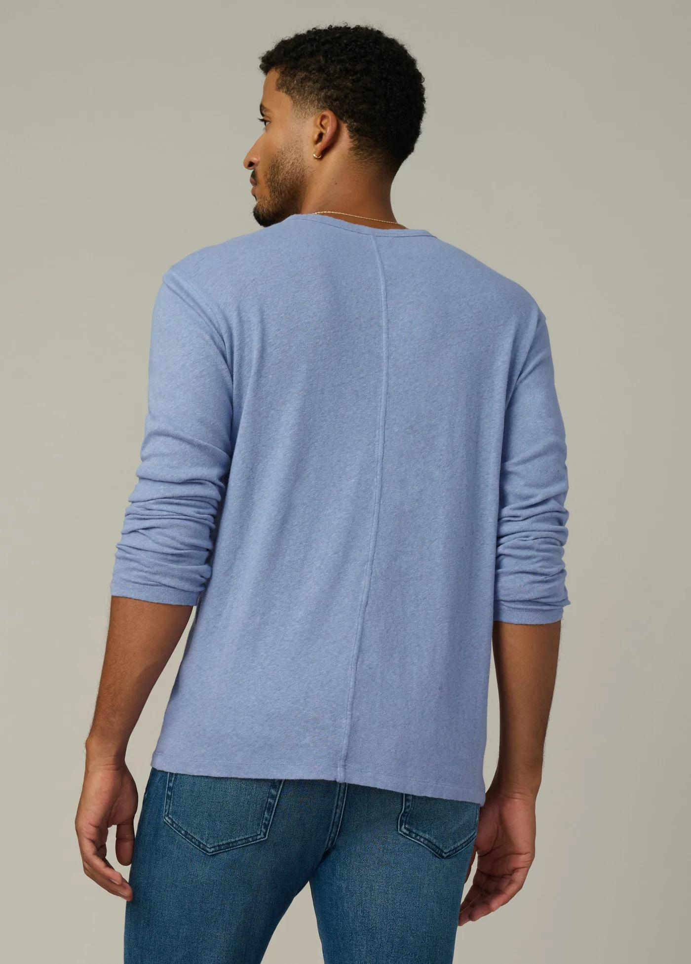 LONG SLEEVE HENLEY sold by Joe's Jeans product image thumbnail 4