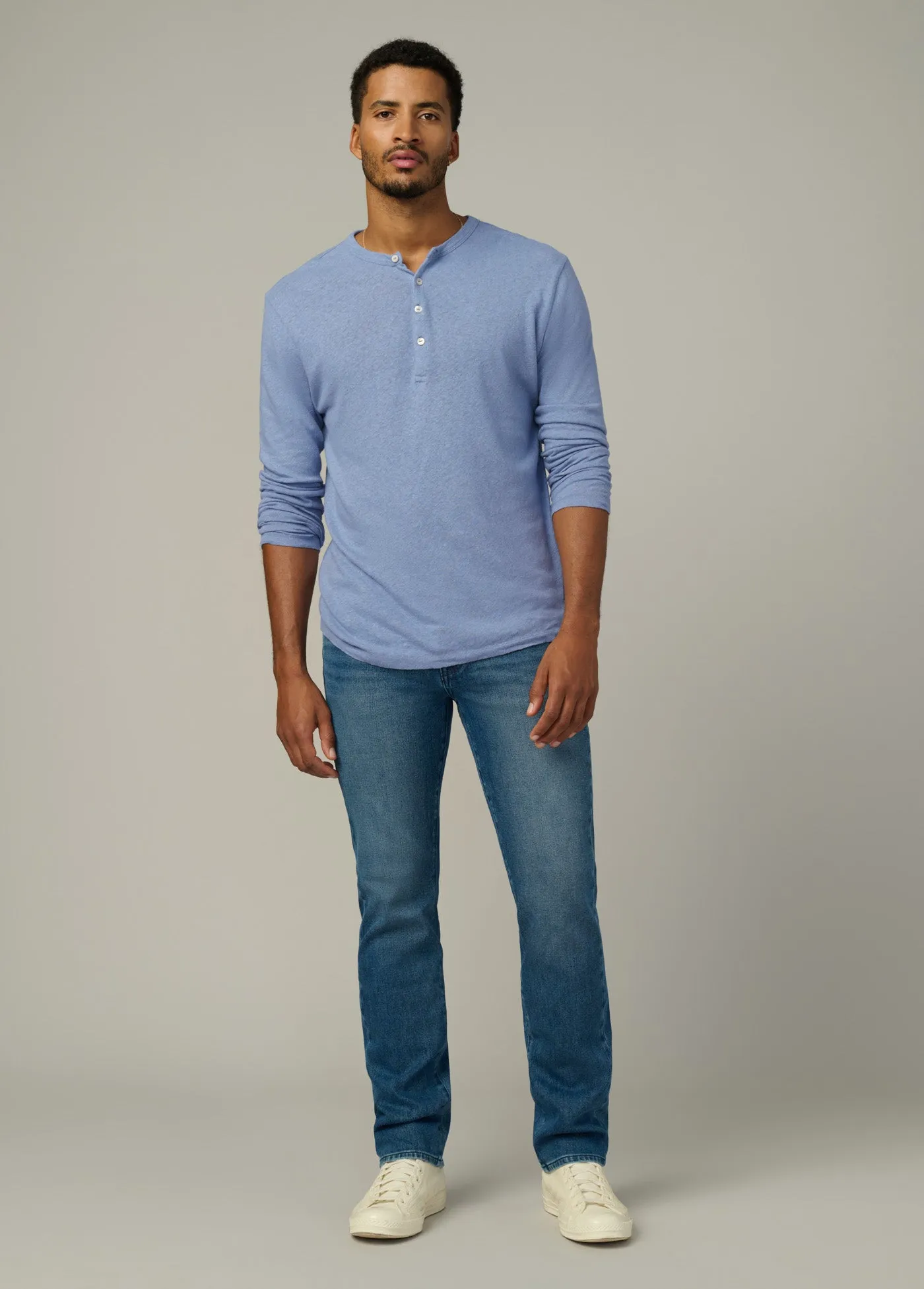 LONG SLEEVE HENLEY sold by Joe's Jeans product image thumbnail 2