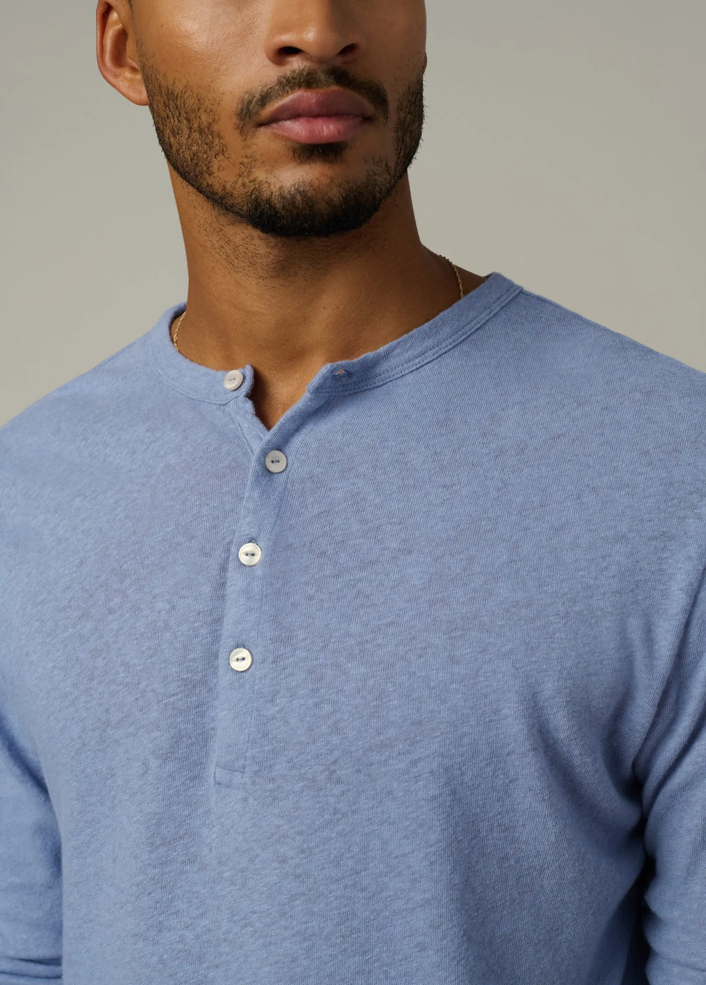 LONG SLEEVE HENLEY sold by Joe's Jeans product image thumbnail 5