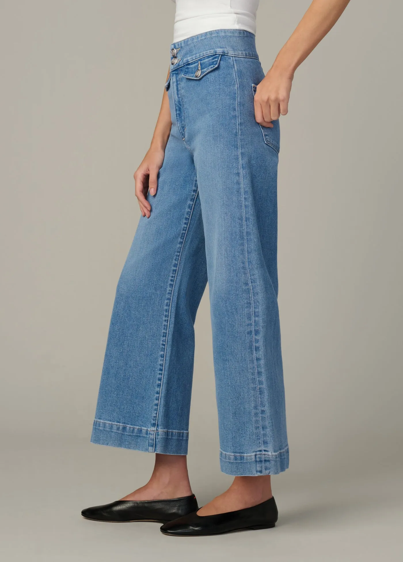 THE ELLIA WIDE LEG ANKLE sold by Joe's Jeans product image thumbnail 3