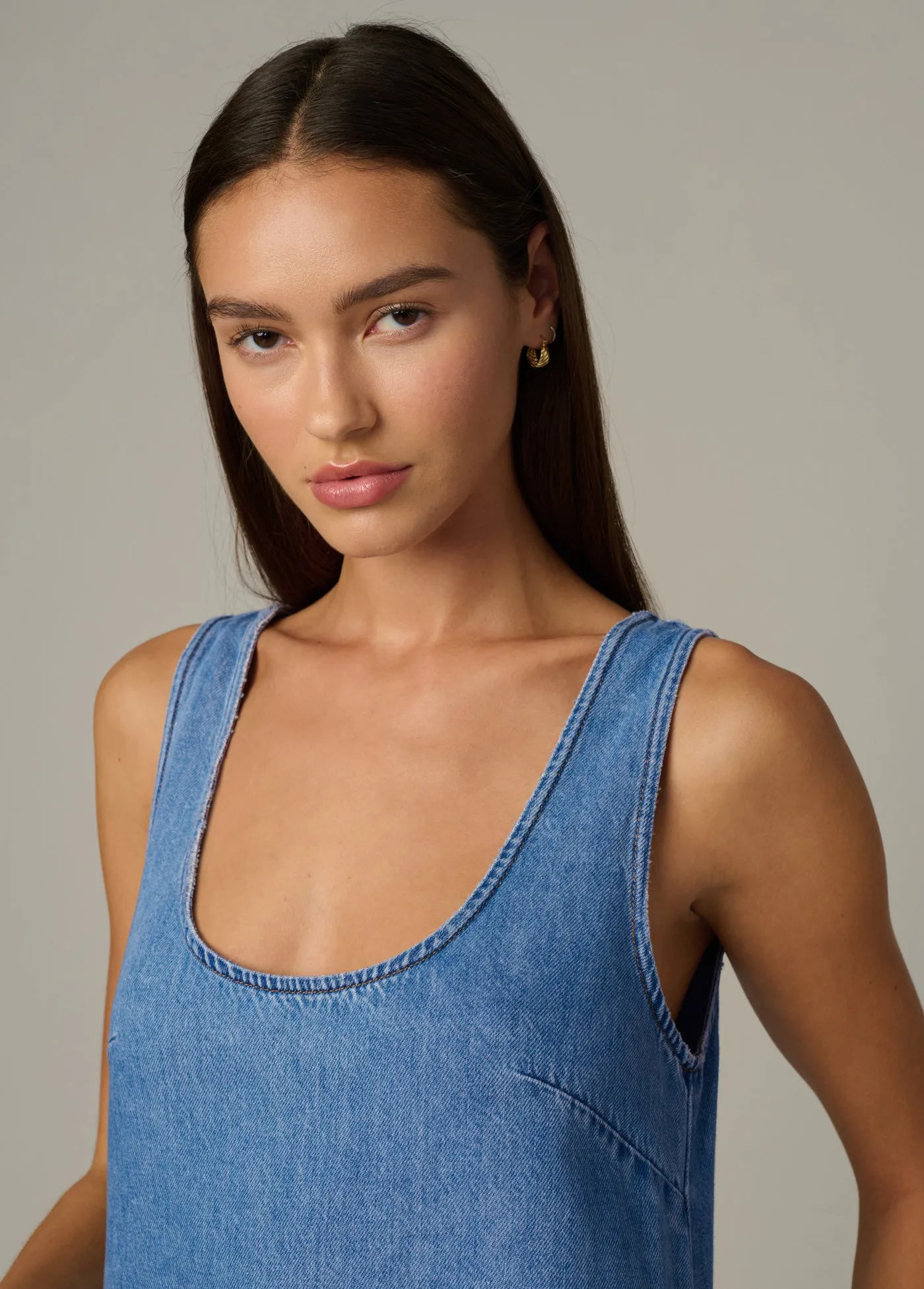 THE SCOOP NECK MINI DRESS sold by Joe's Jeans product image thumbnail 5