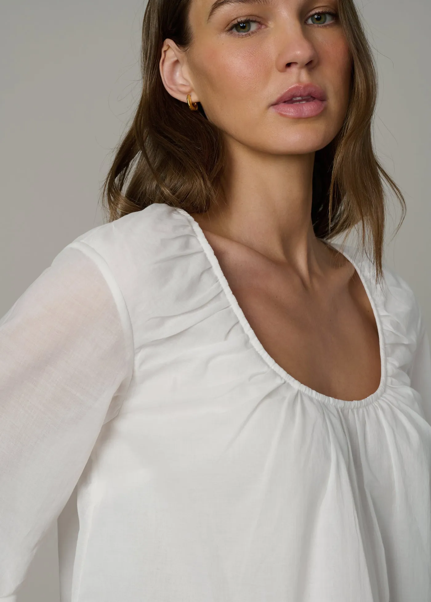 THE CARLI U-NECK BLOUSE sold by Joe's Jeans product image thumbnail 5