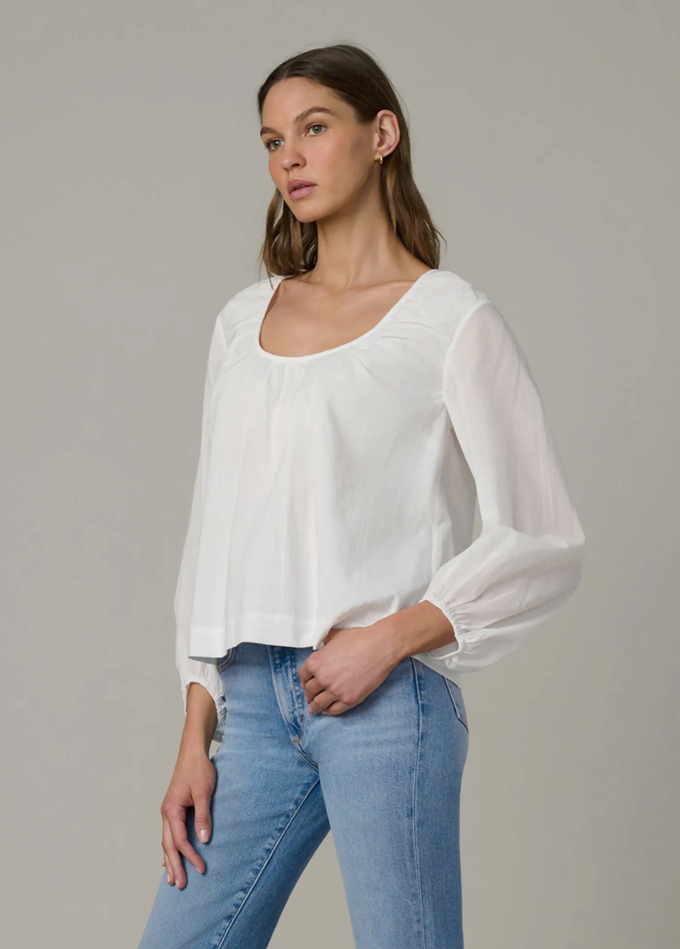 THE CARLI U-NECK BLOUSE sold by Joe's Jeans product image thumbnail 3