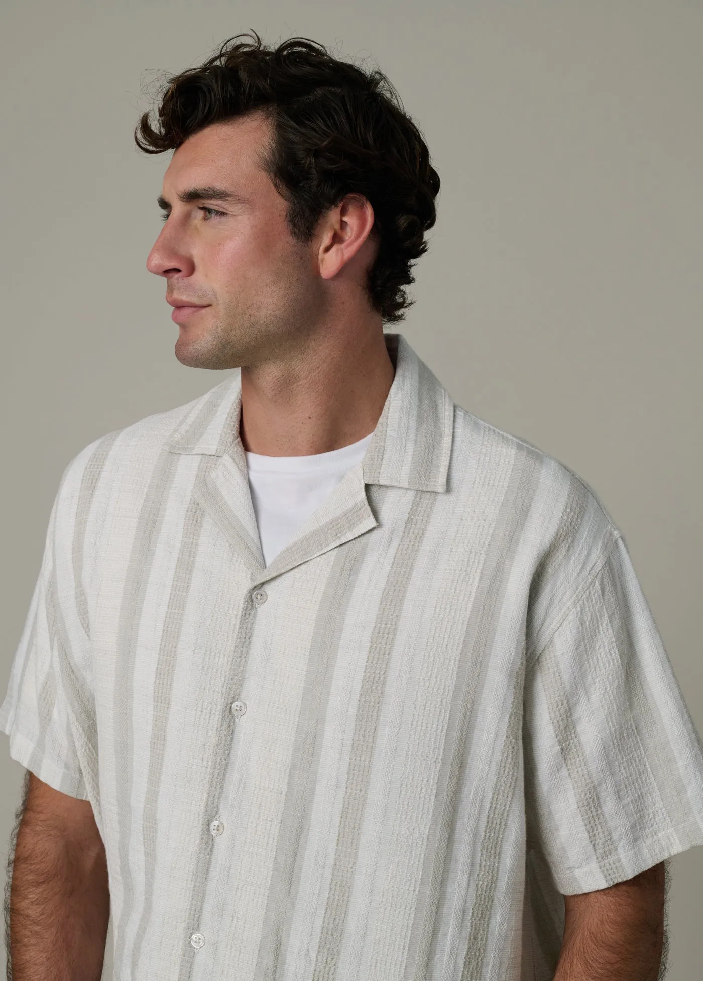 CABANA DOBBY STRIPE SHIRT sold by Joe's Jeans product image thumbnail 5