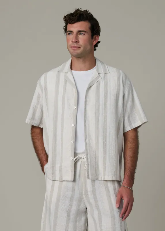 CABANA DOBBY STRIPE SHIRT made by Joe's Jeans