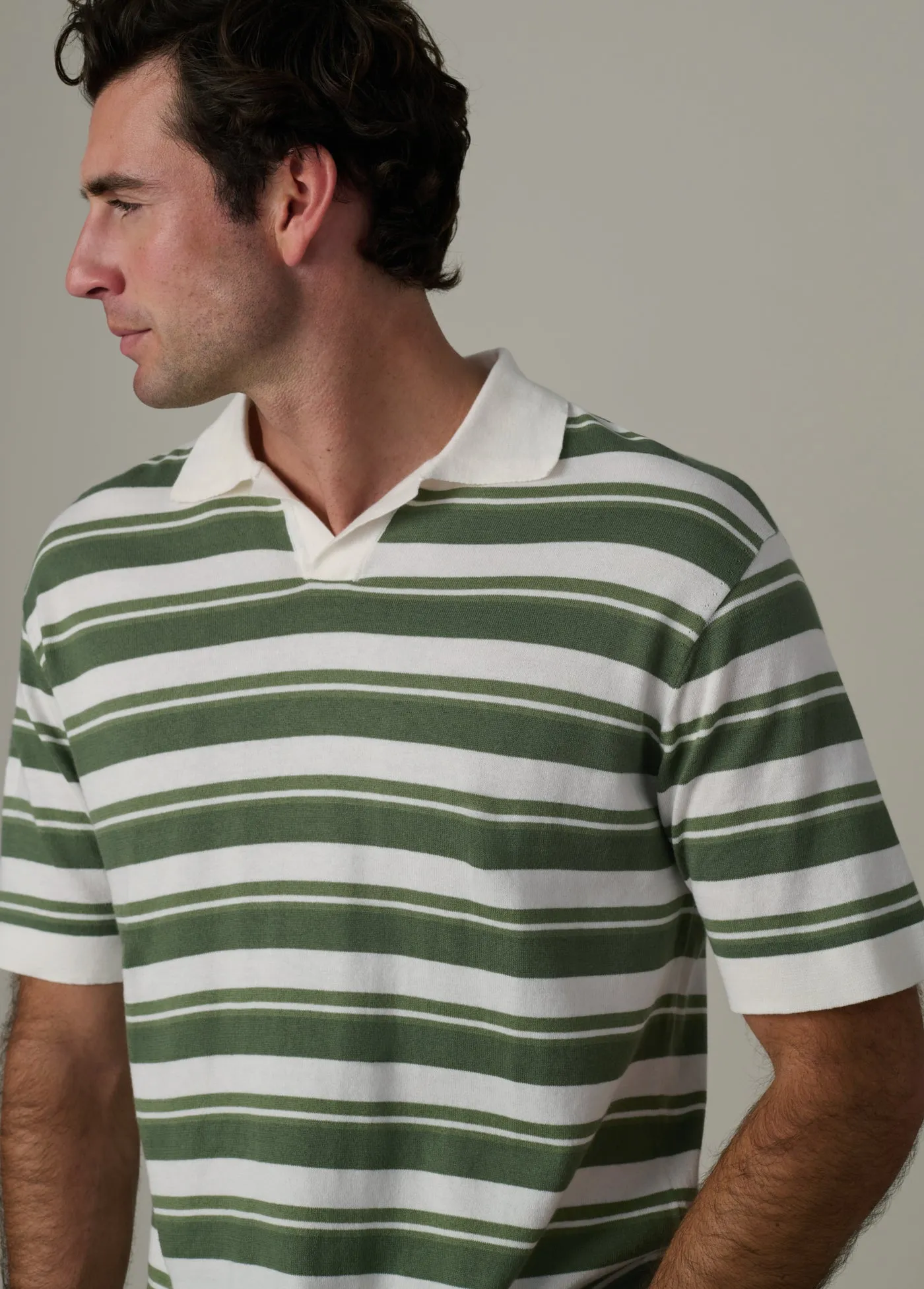 STRIPED CLUB POLO sold by Joe's Jeans product image thumbnail 5